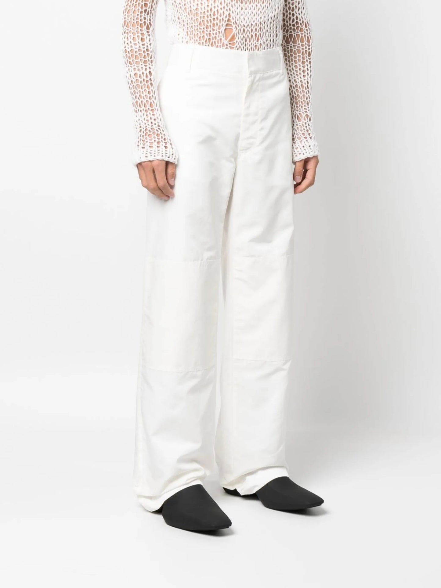 Lightercap straight-leg trousers