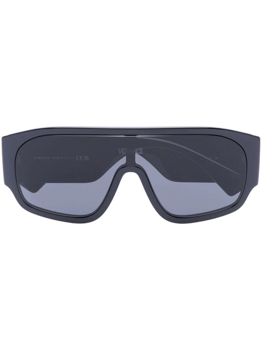 90s Logo-Injected Mask sunglasses