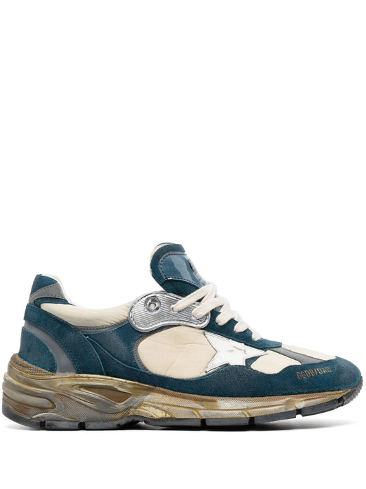 Dad leather running sneakers