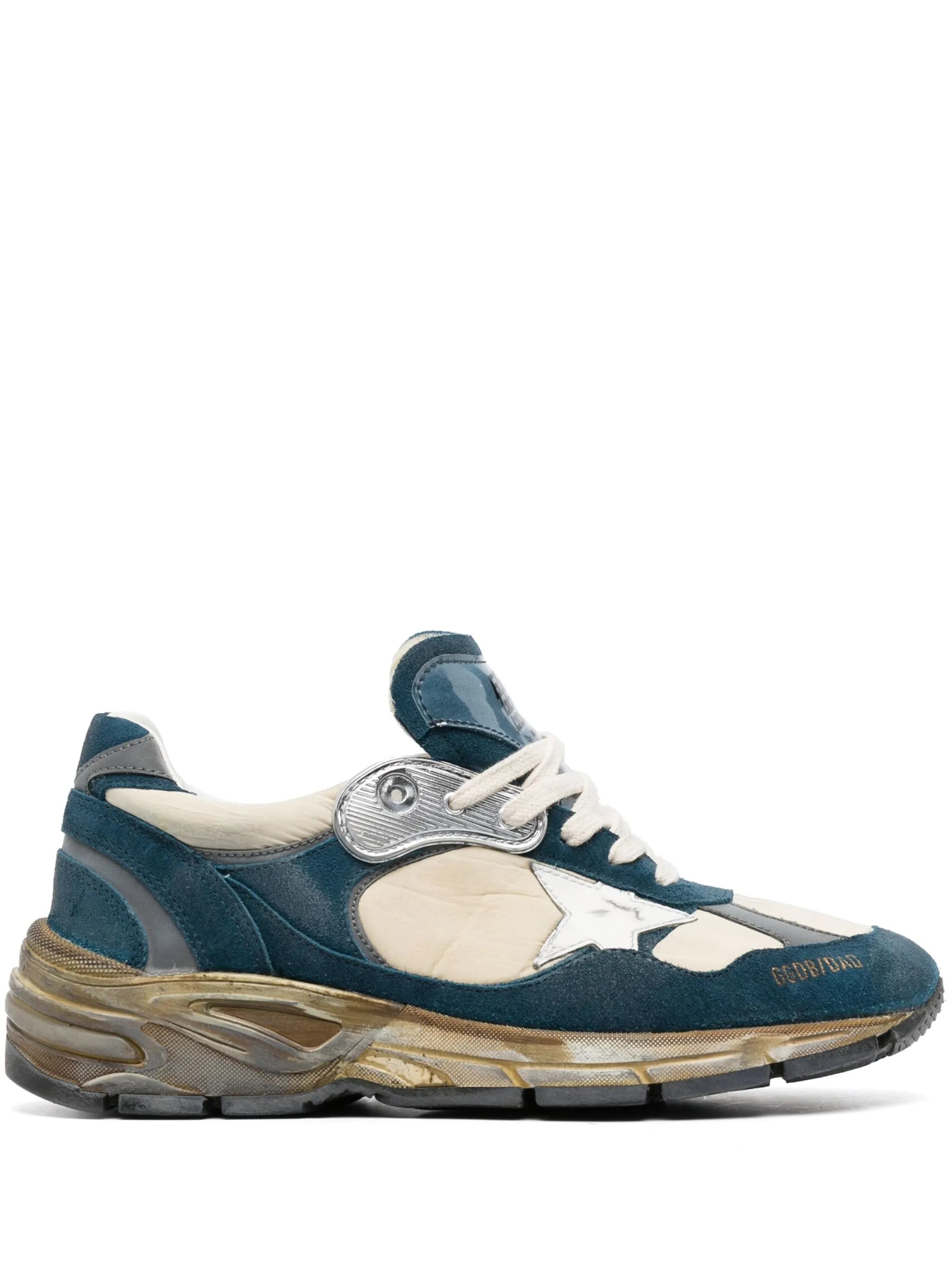 Dad leather running sneakers