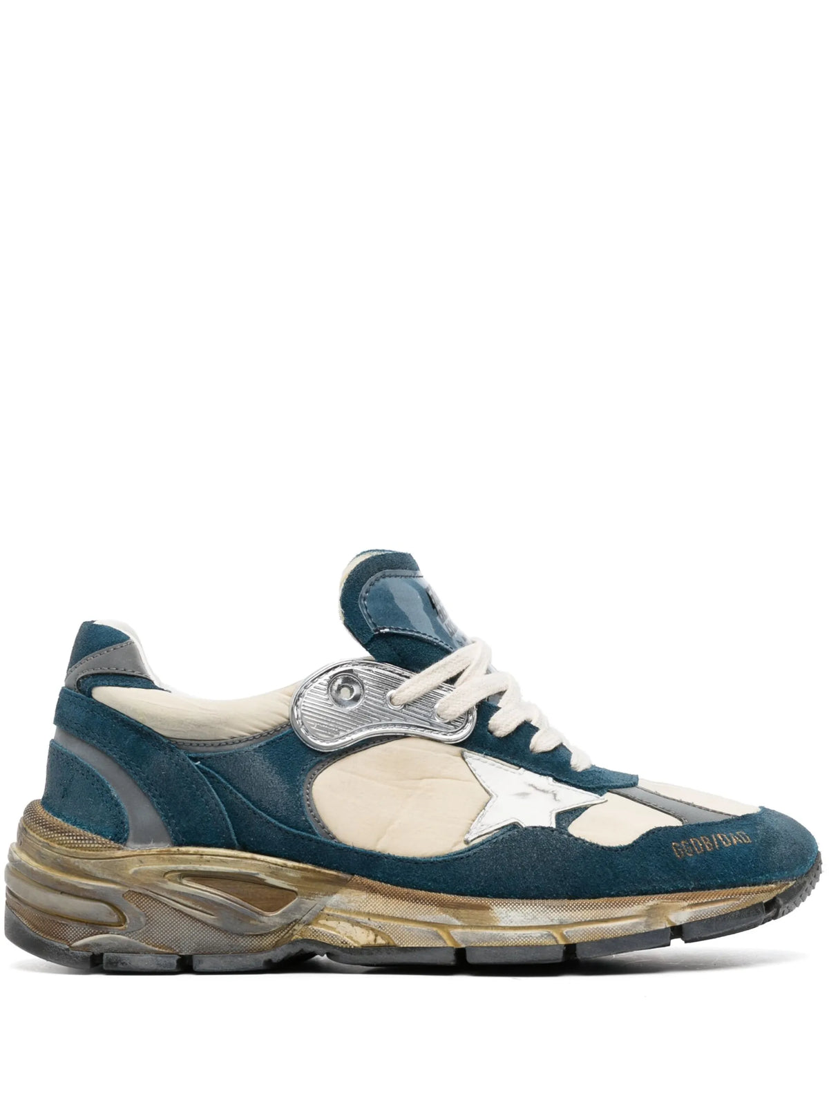 Dad leather running sneakers