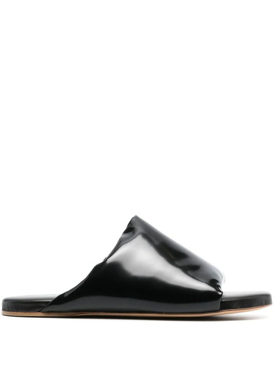 leather slides
