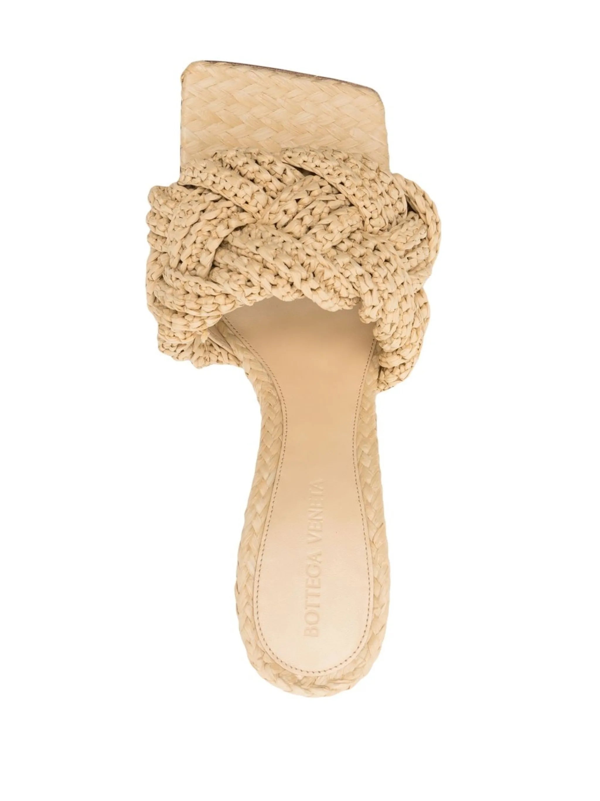 110mm Lido raffia woven mules