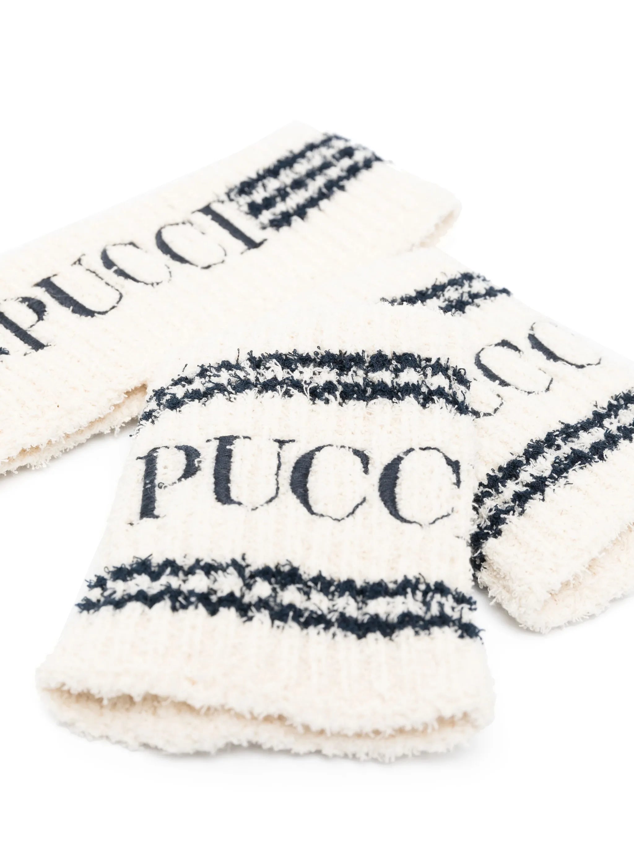 logo-embroidered cotton headband