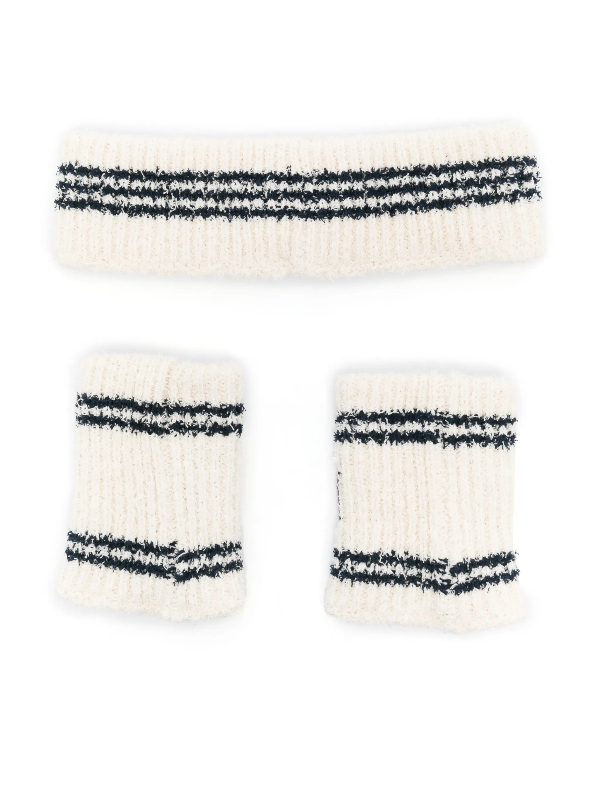 logo-embroidered cotton headband
