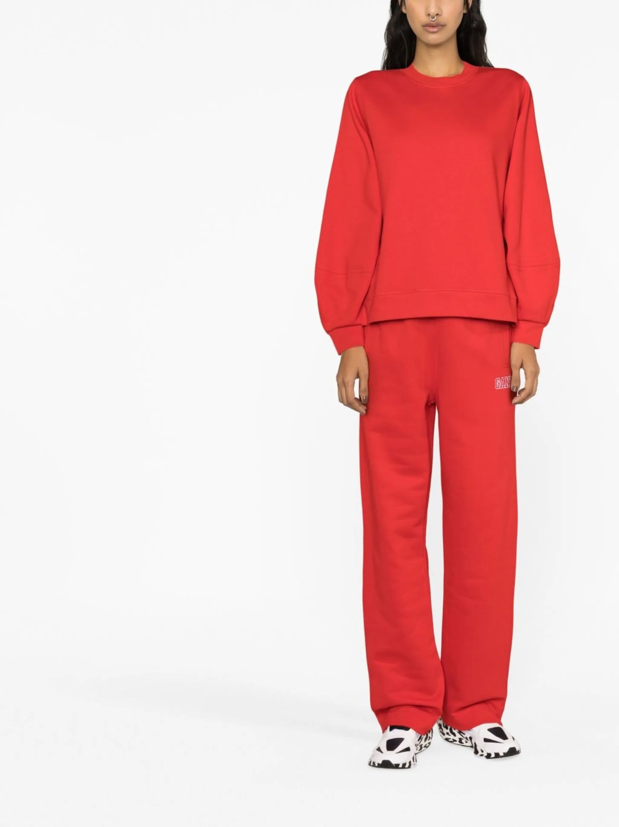 logo-embroidered track pants