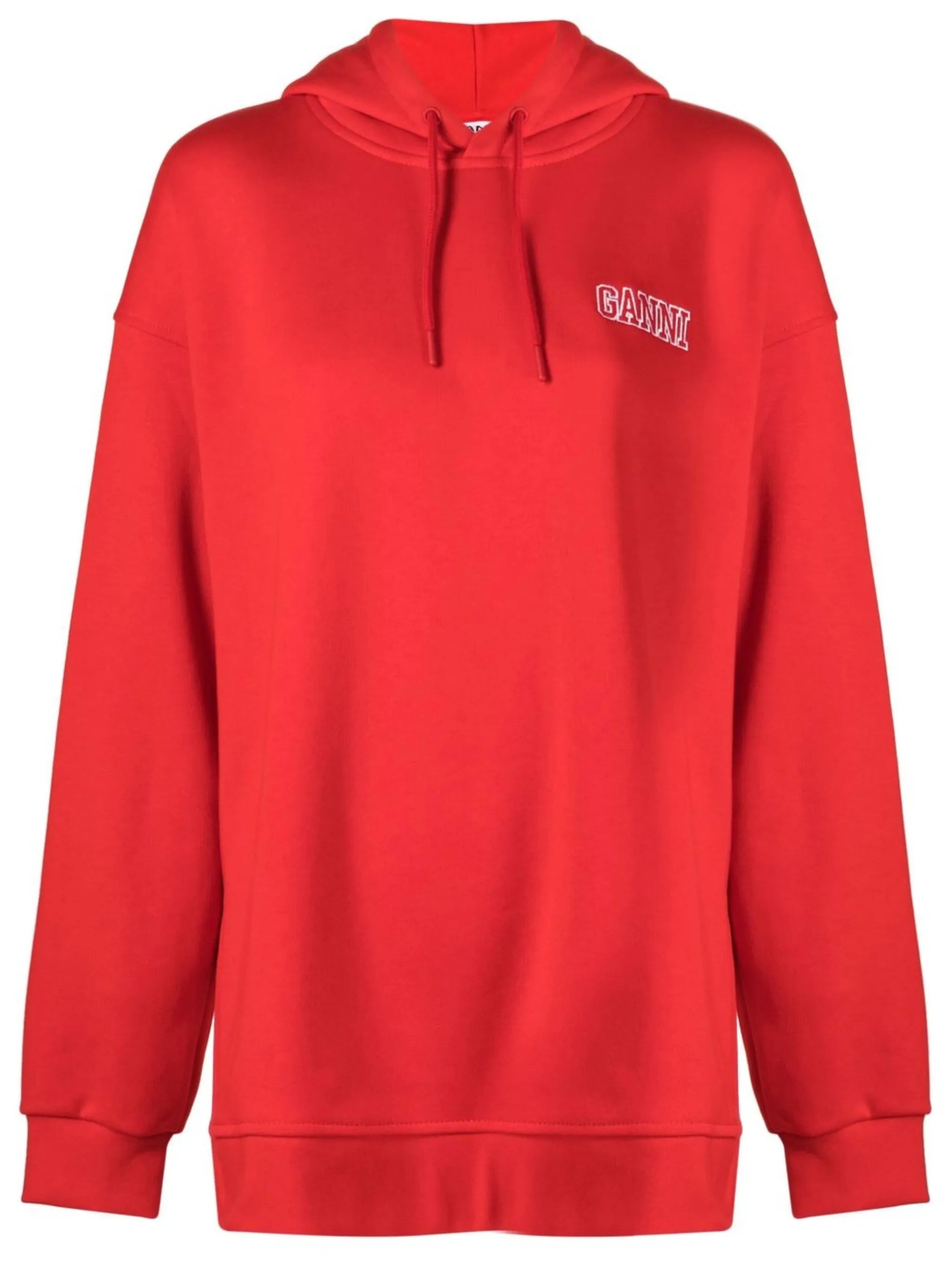 logo-embroidered hoodie
