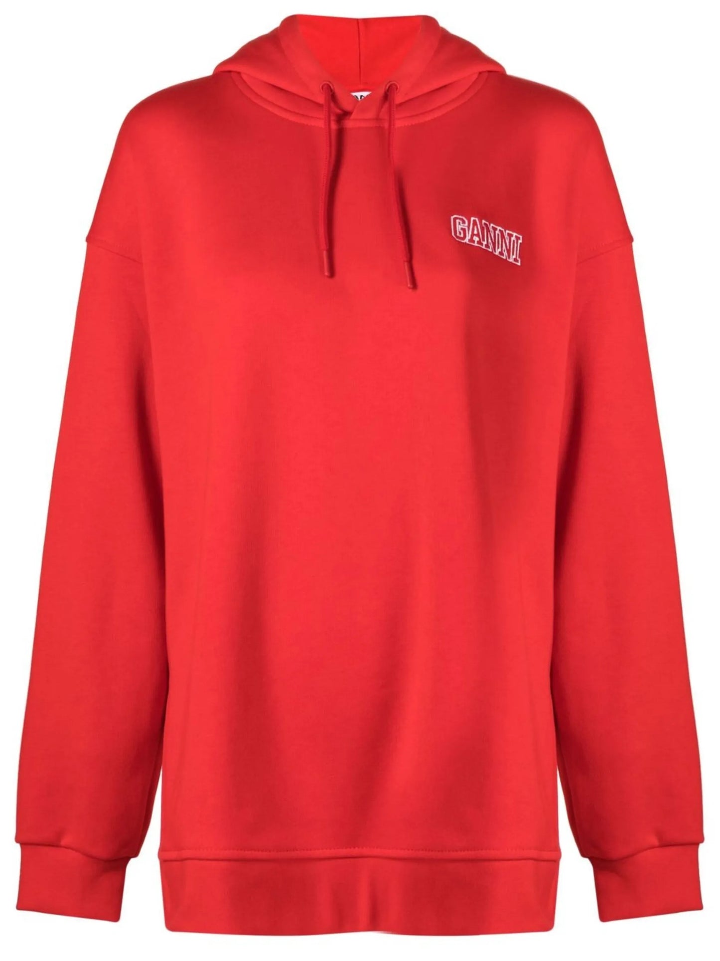 logo-embroidered hoodie