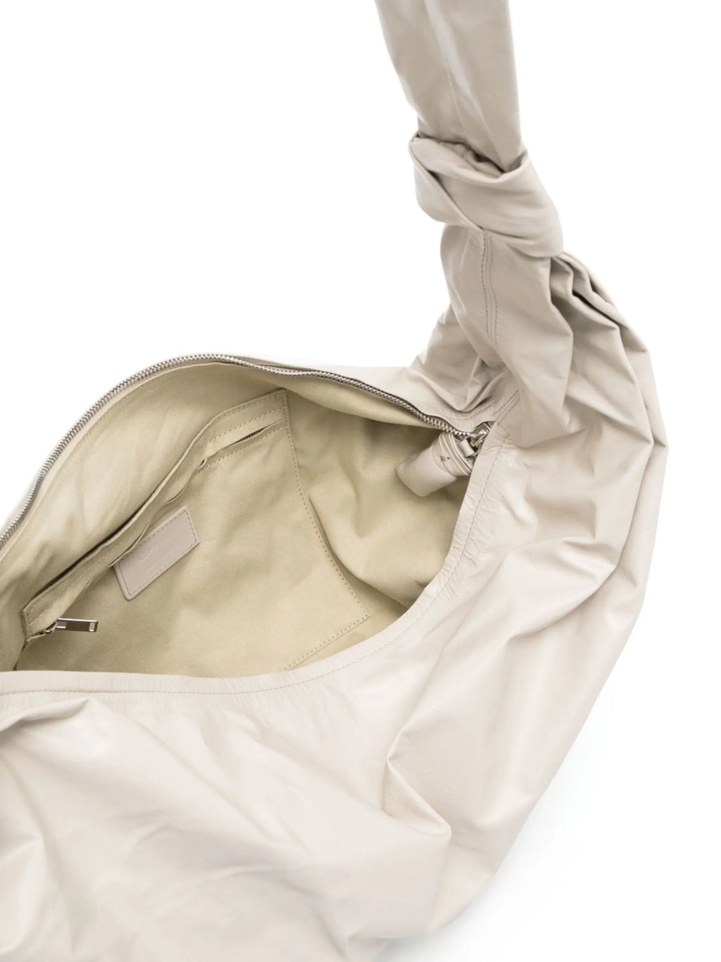 crescent-shape shoulder bag