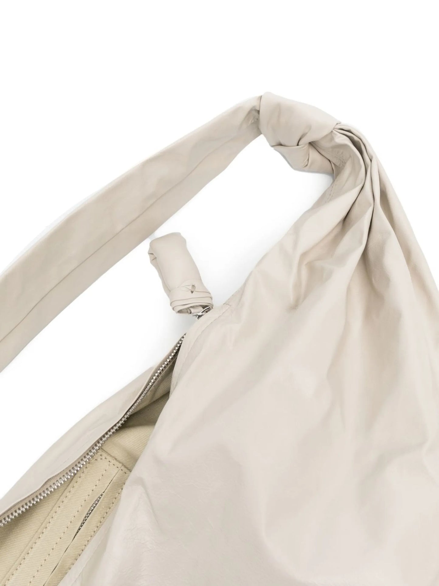 crescent-shape shoulder bag
