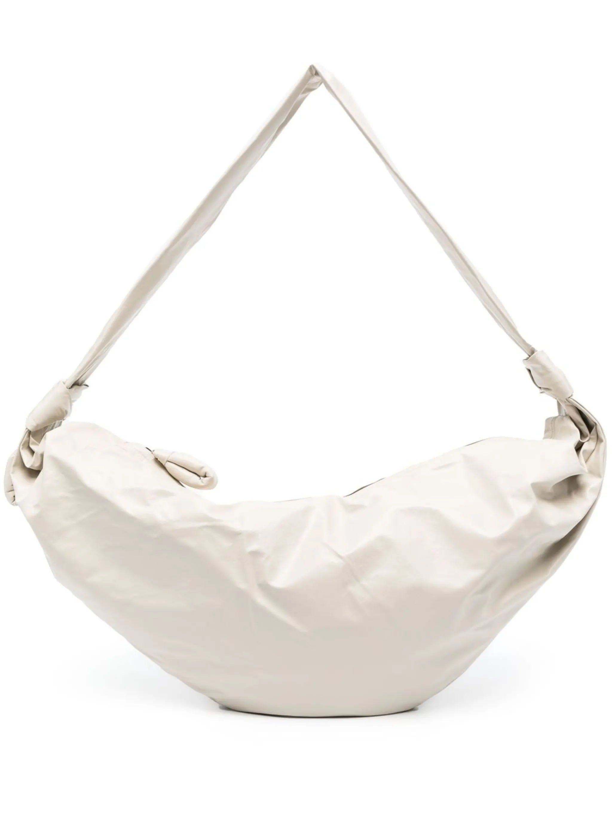 crescent-shape shoulder bag