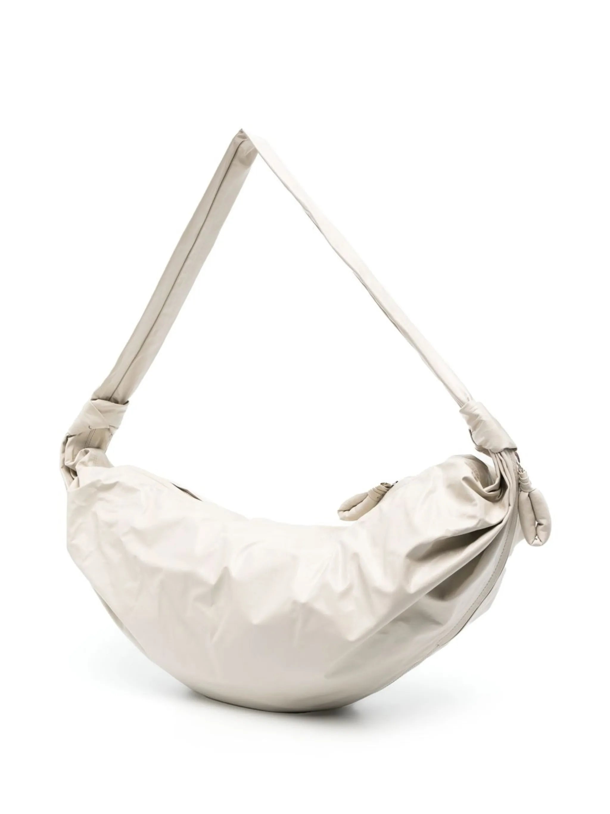 crescent-shape shoulder bag
