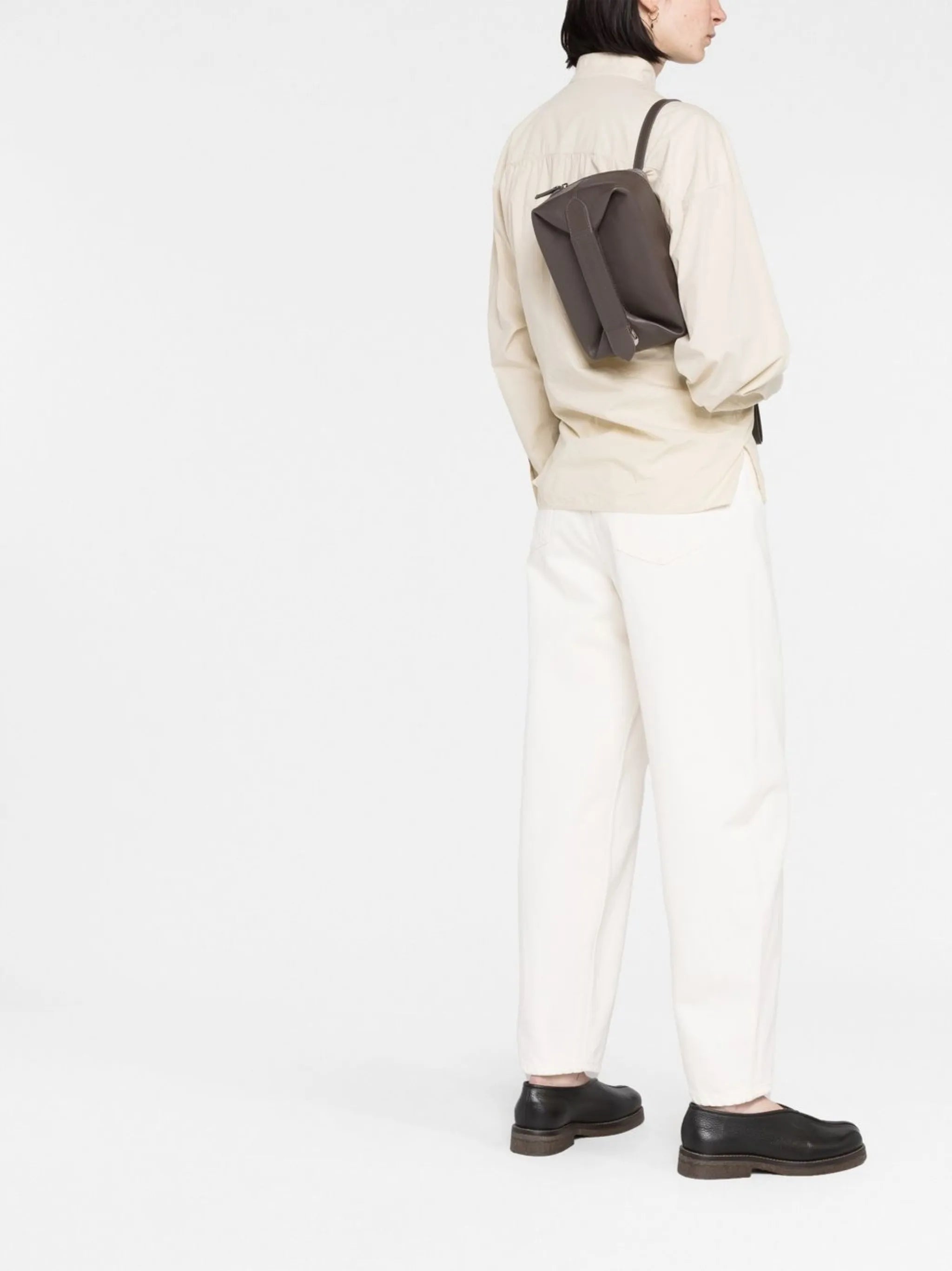 flat top handle belt bag