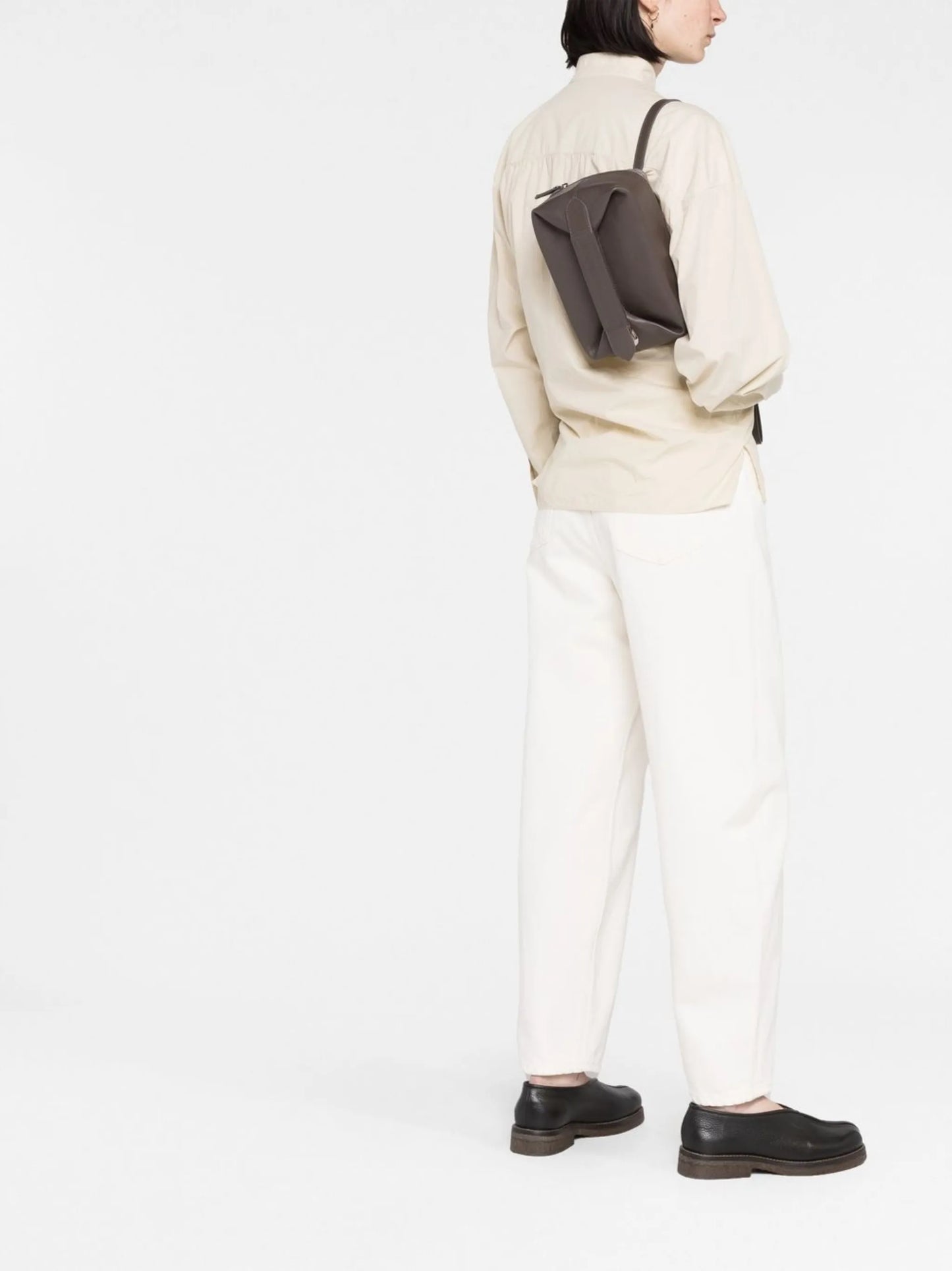 flat top handle belt bag