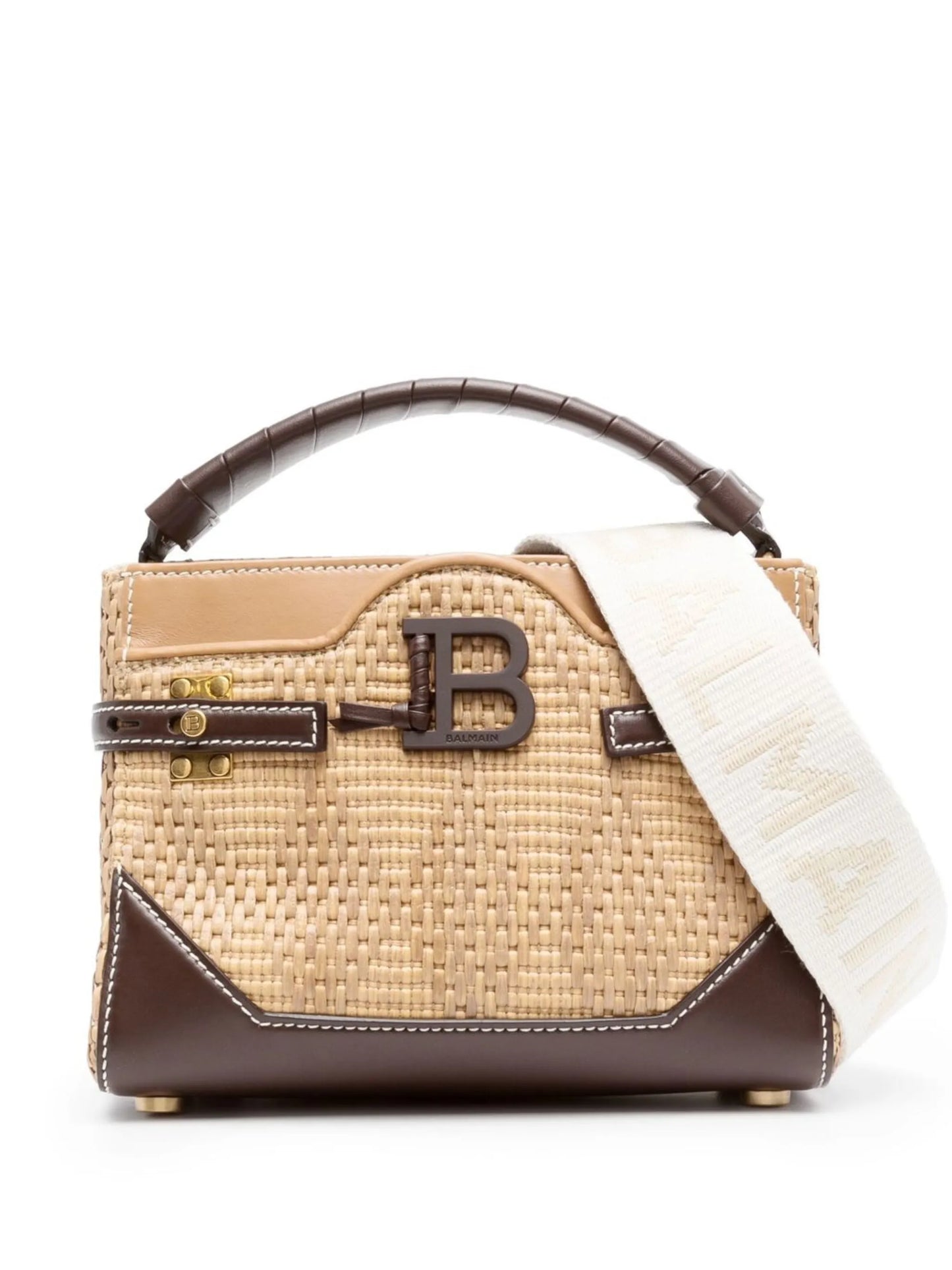 B-Buzz 22 raffia tote bag