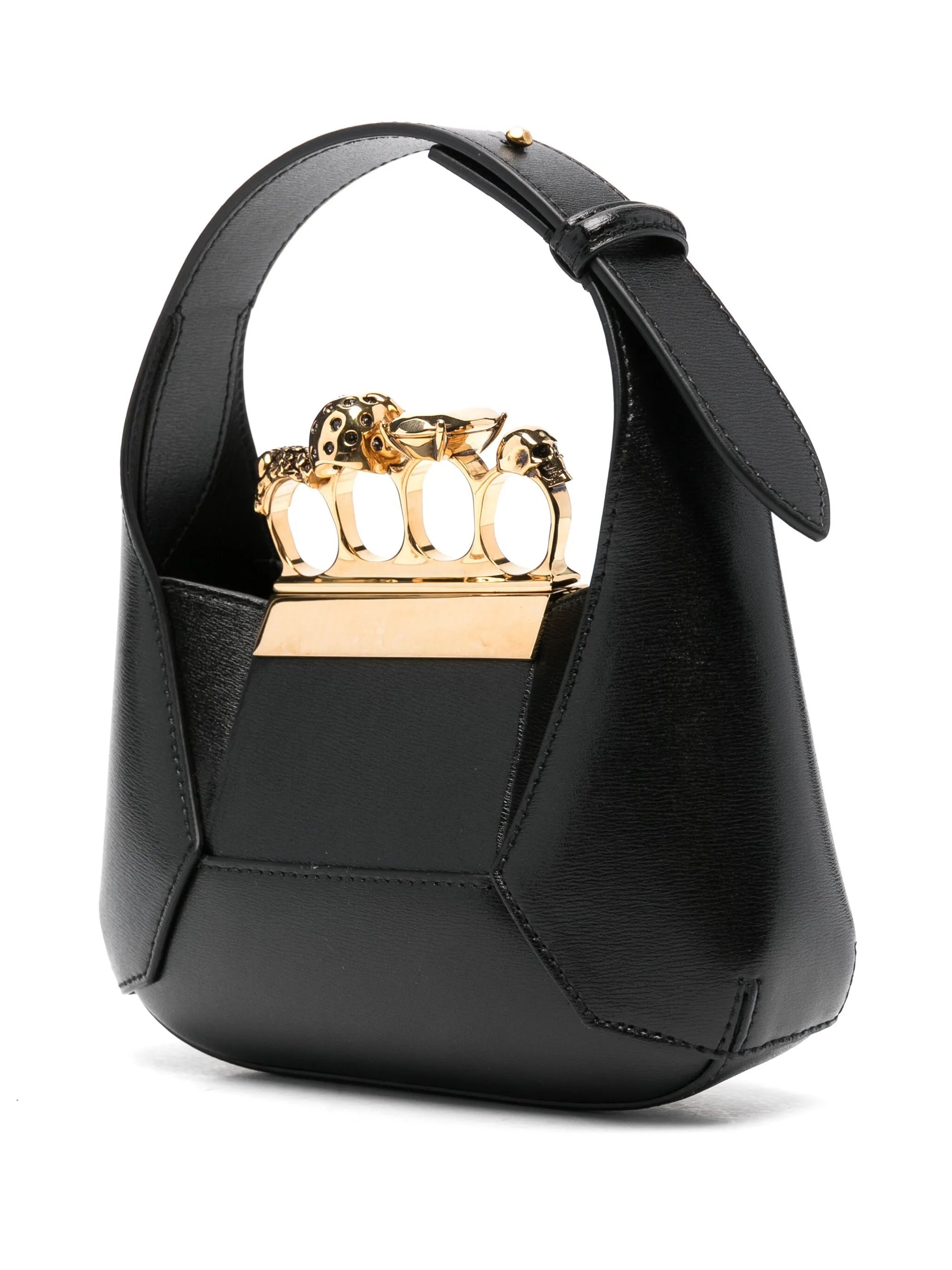The Jewelled Hobo leather mini bag
