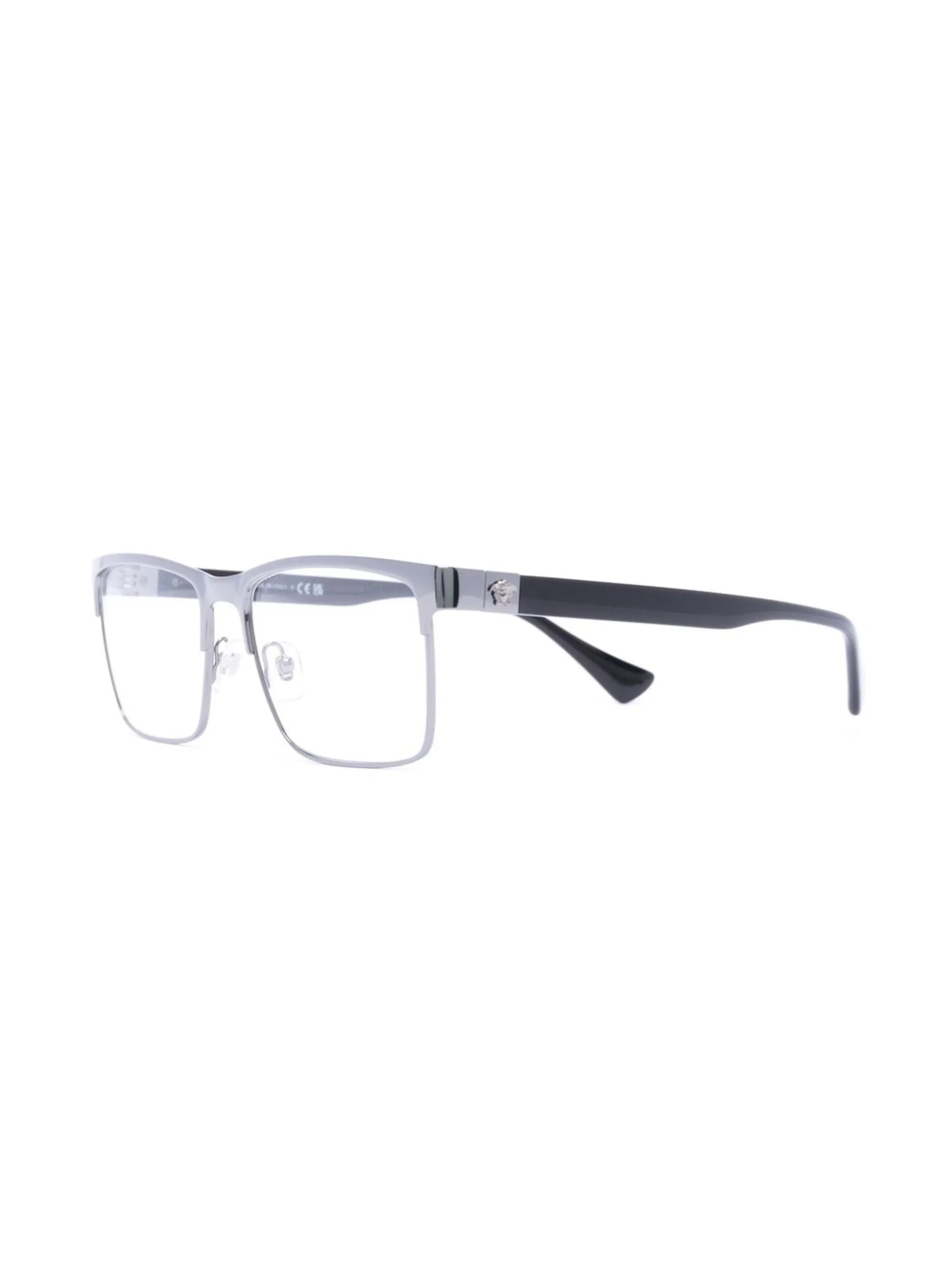 signature Medusa-plaque square-frame glasses