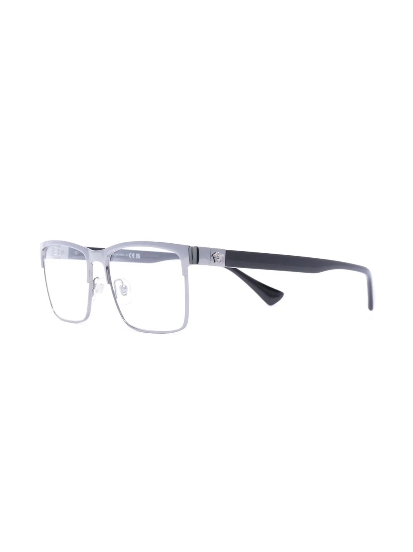 signature Medusa-plaque square-frame glasses