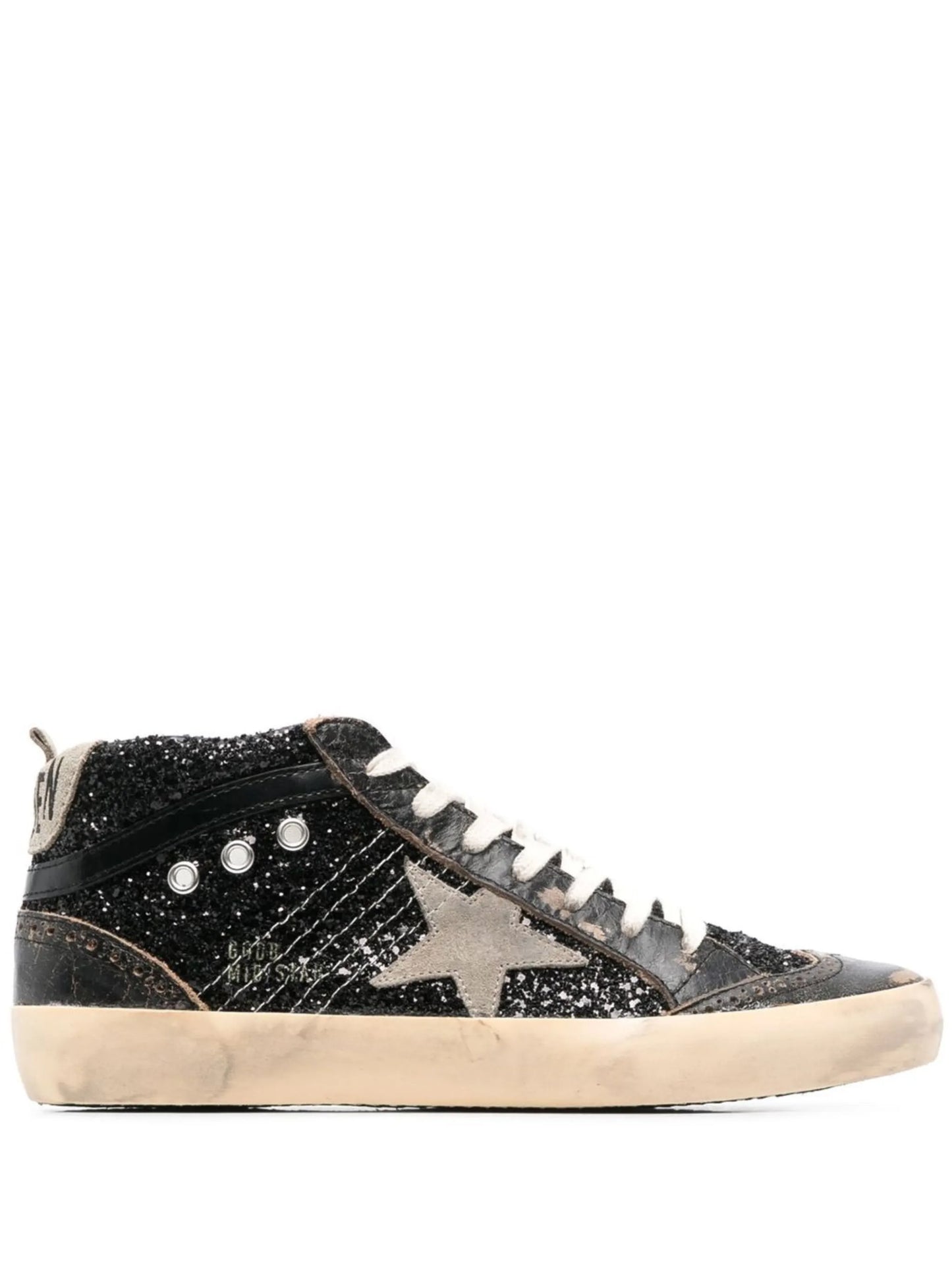 Mid Star lace-up sneakers