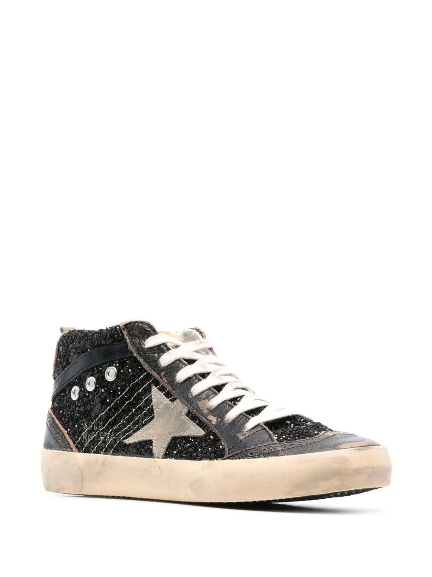 GG Mid Star lace-up sneakers