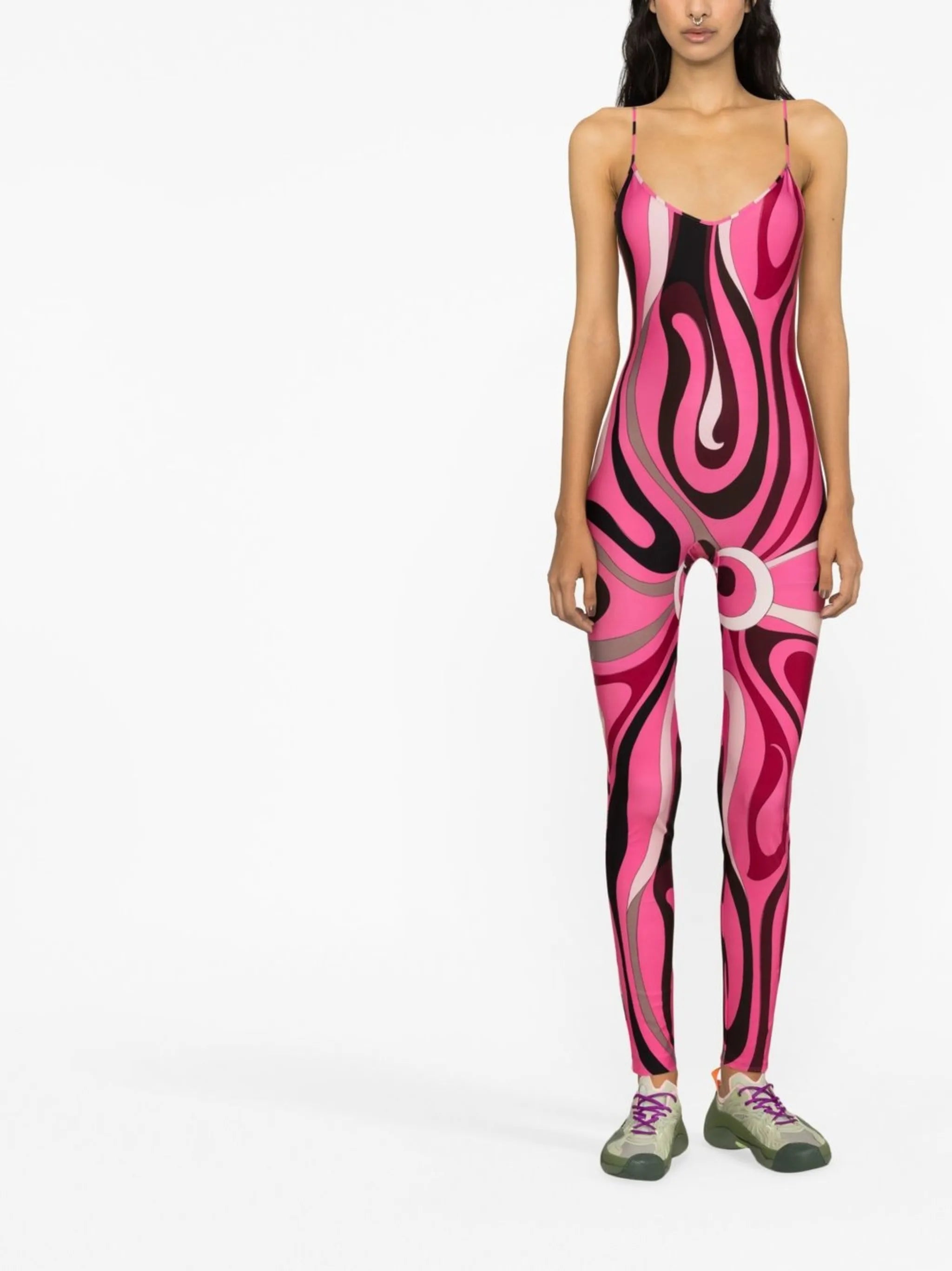 Marmo-print jumpsuit