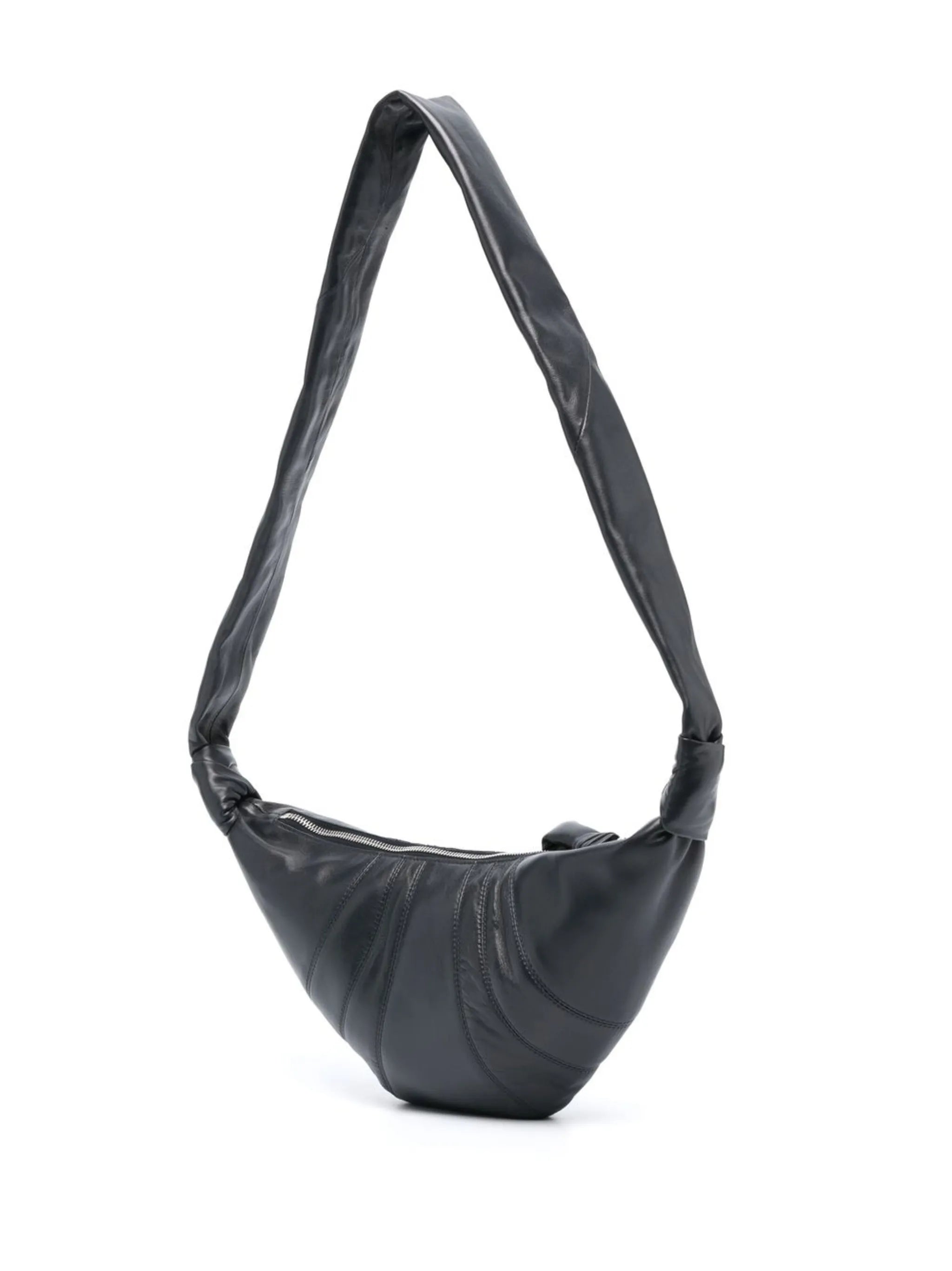 Small Croissant leather bag