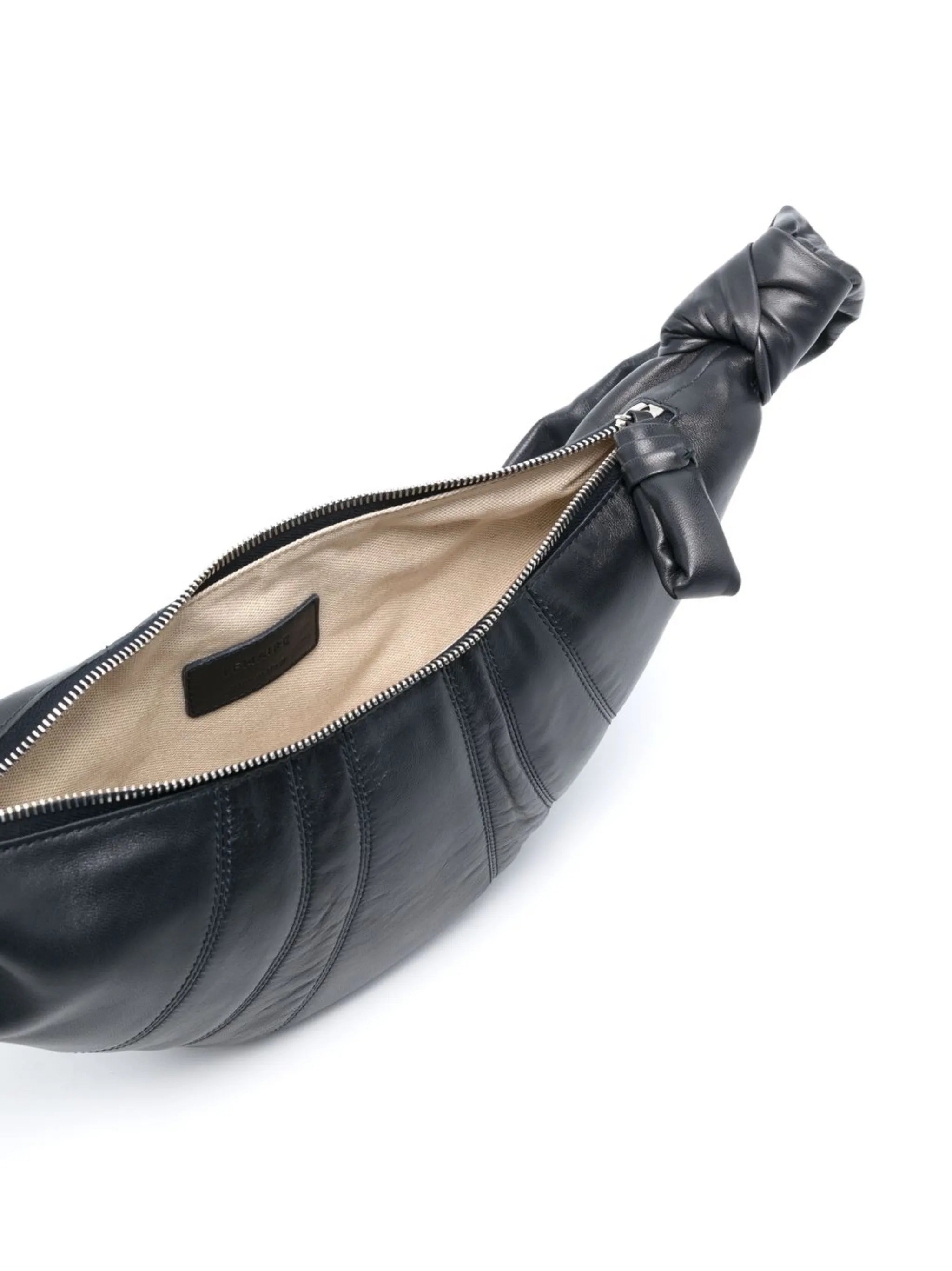 Small Croissant leather bag