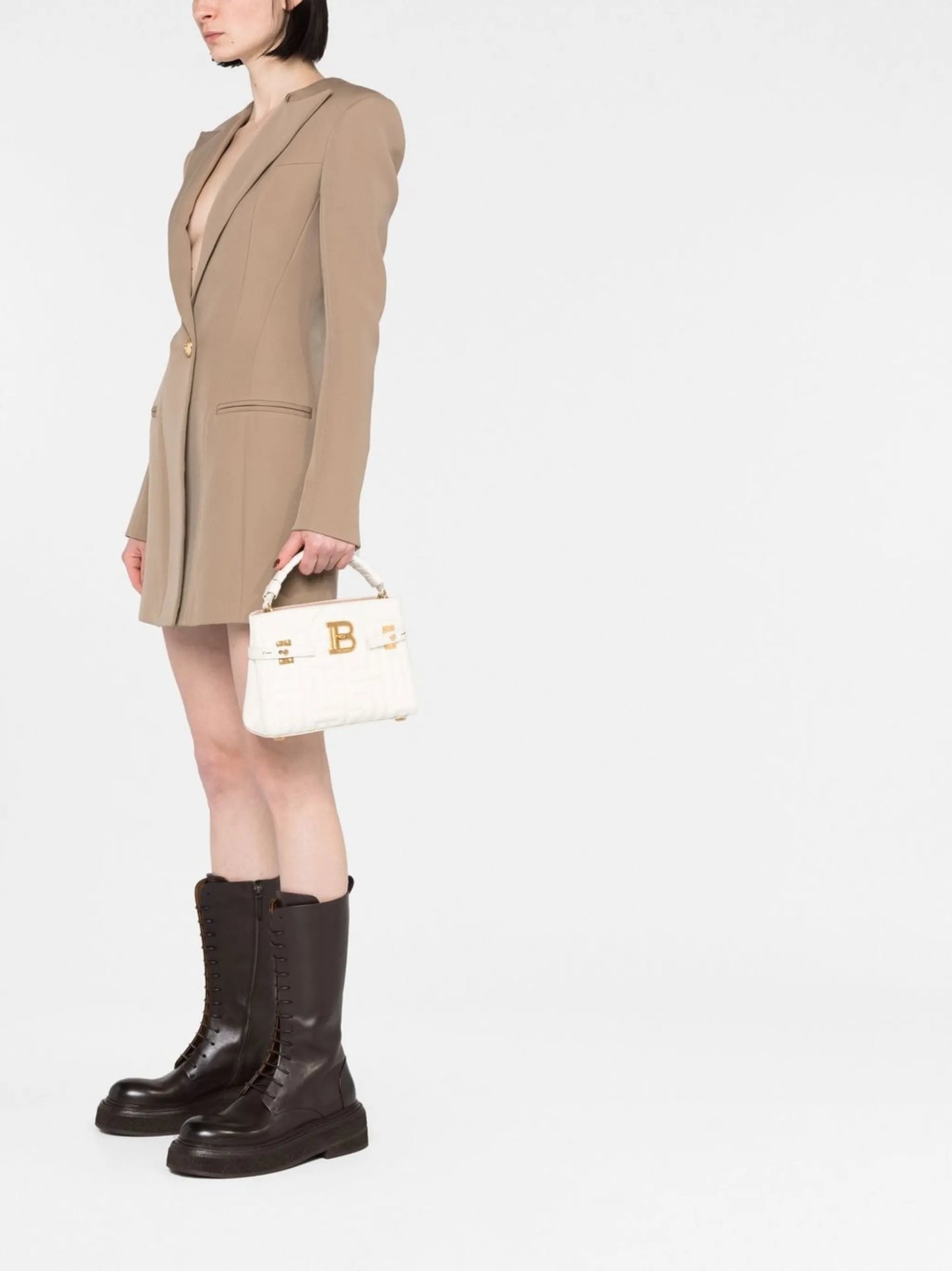 B-Buzz 22 quilted leather tote bag