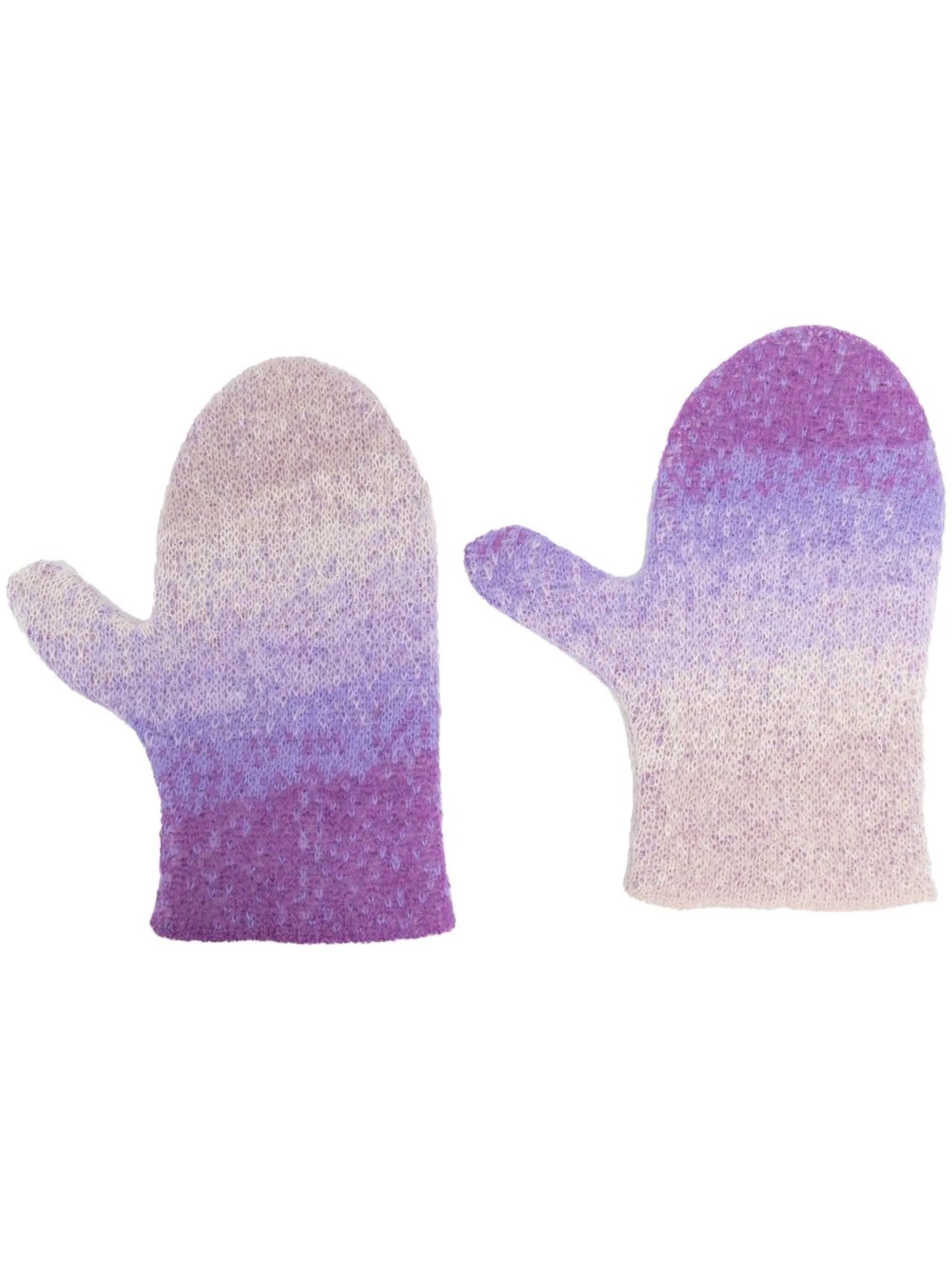 ombré-effect mittens