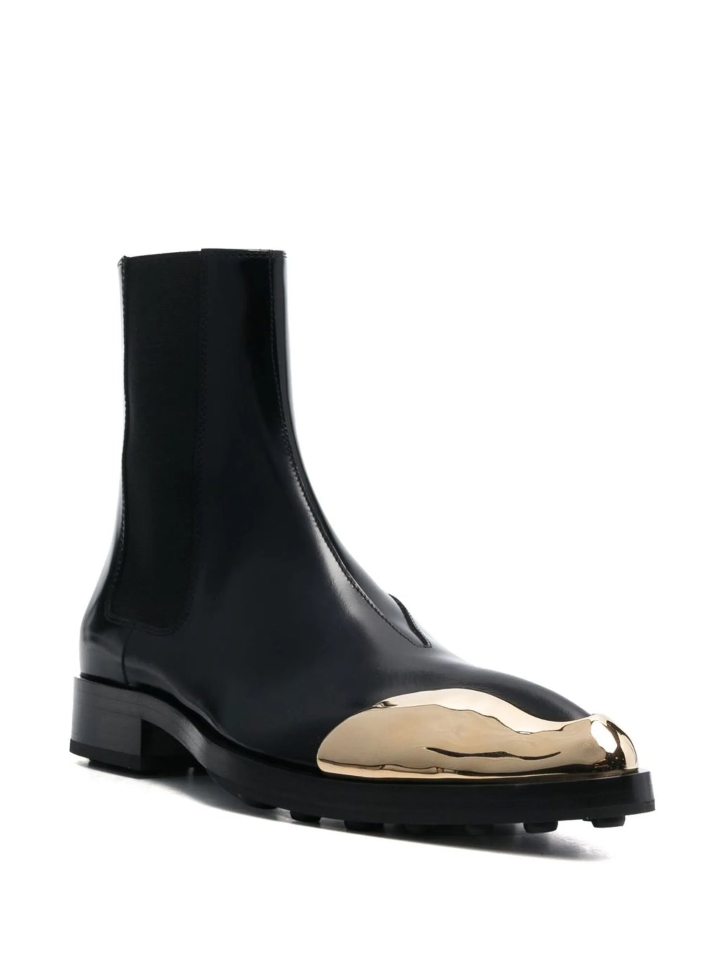 35mm metallic-toe leather boots