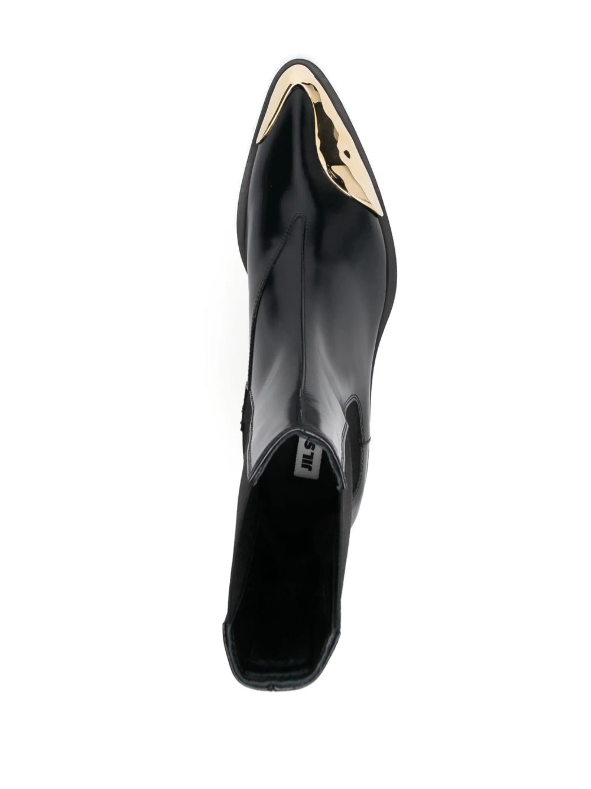 35mm metallic-toe leather boots