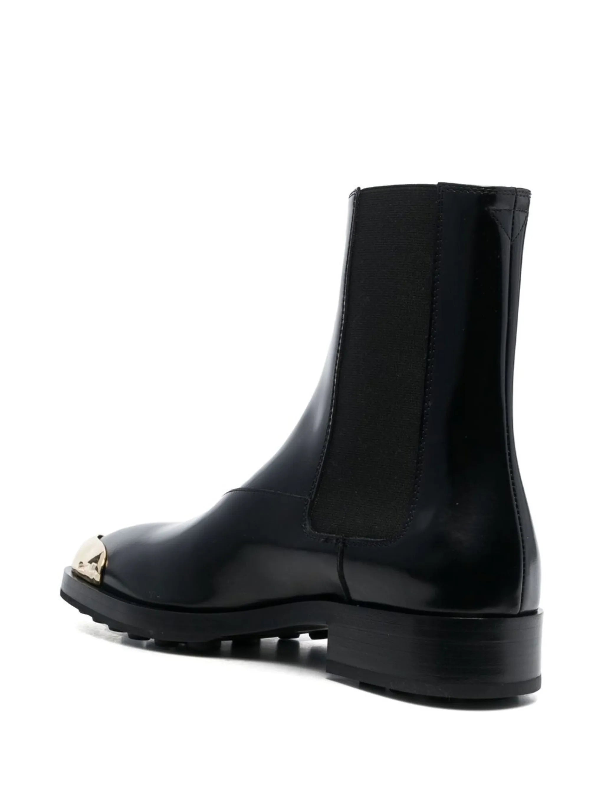 35mm metallic-toe leather boots