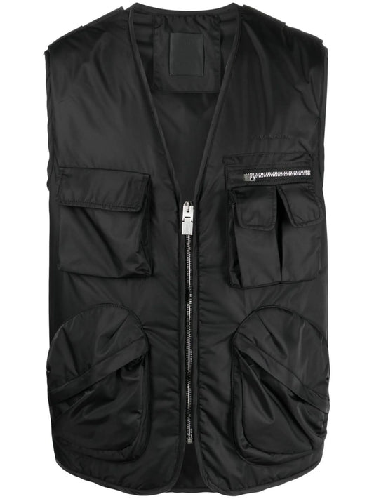 cargo pockets gilet