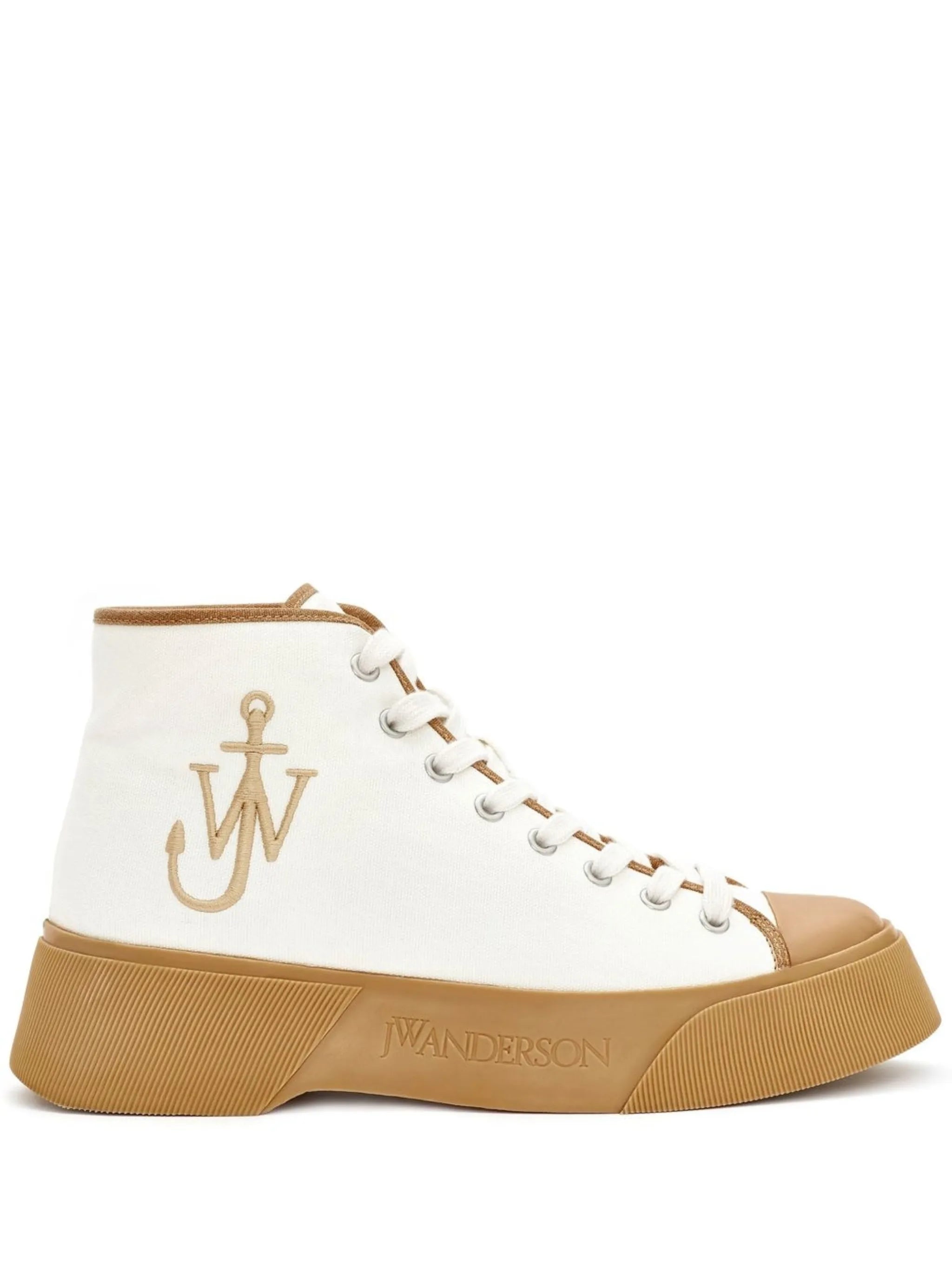 logo-print high-top sneakers