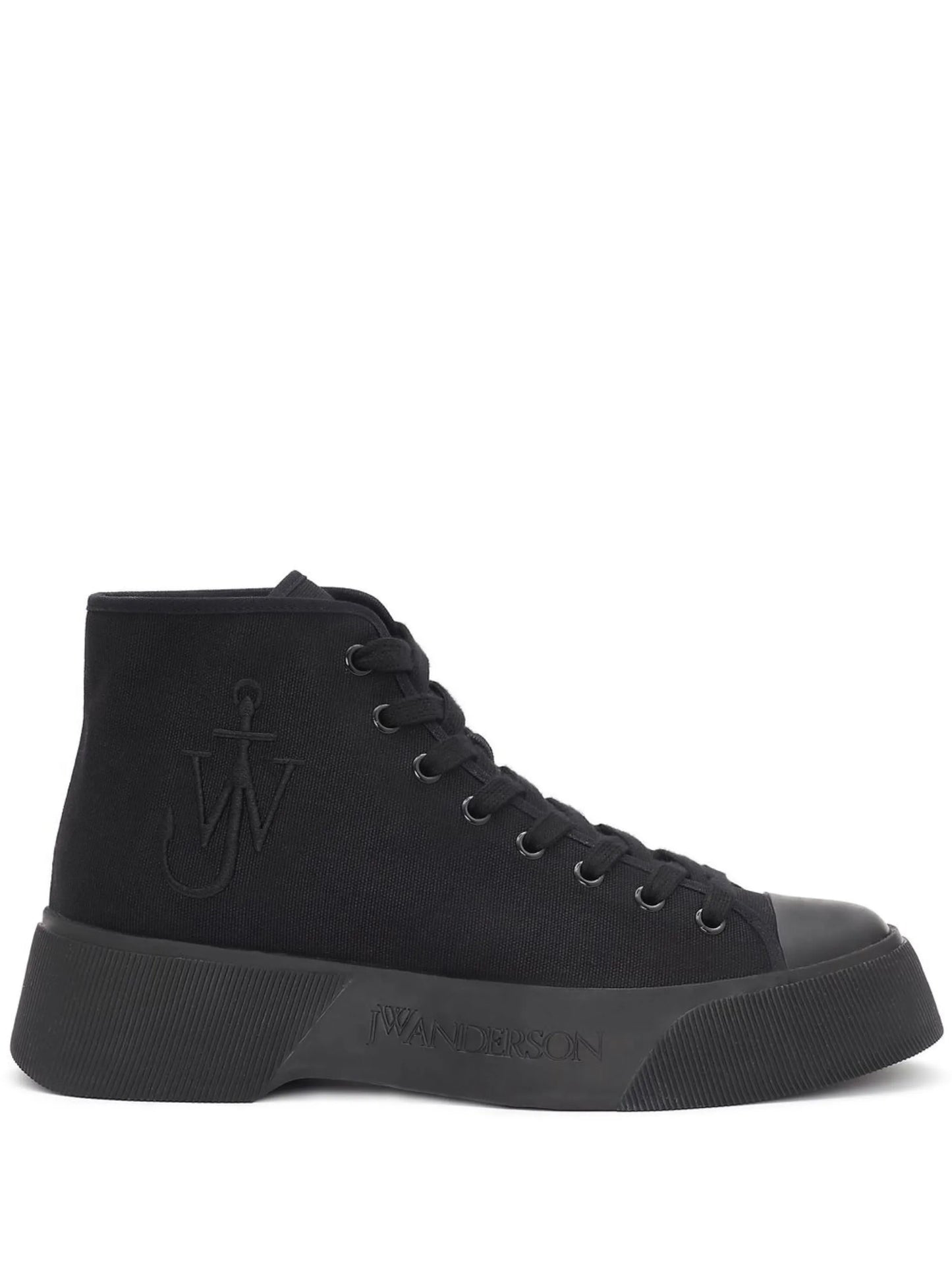 logo embroidery canvas sneakers