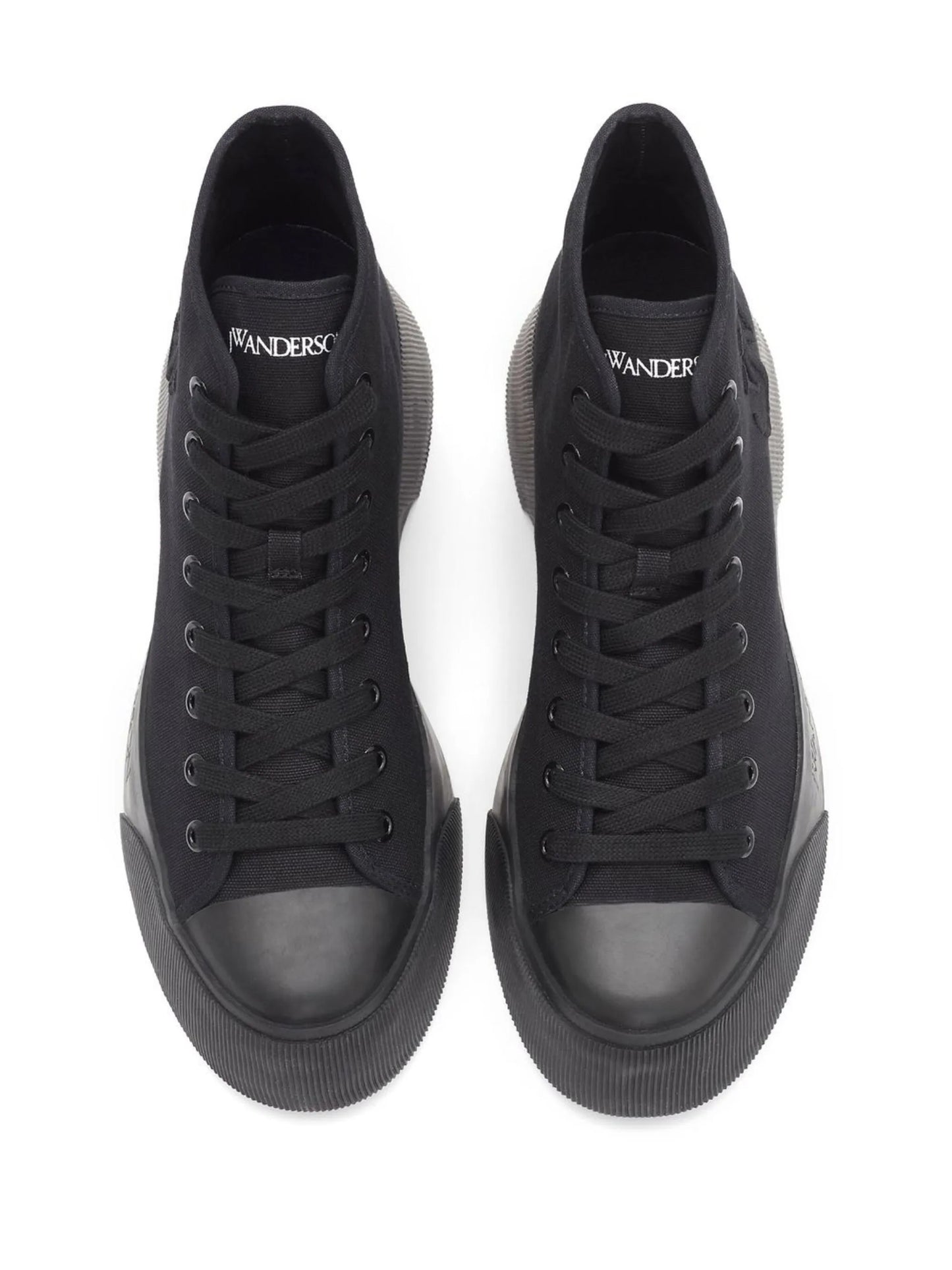 logo embroidery canvas sneakers