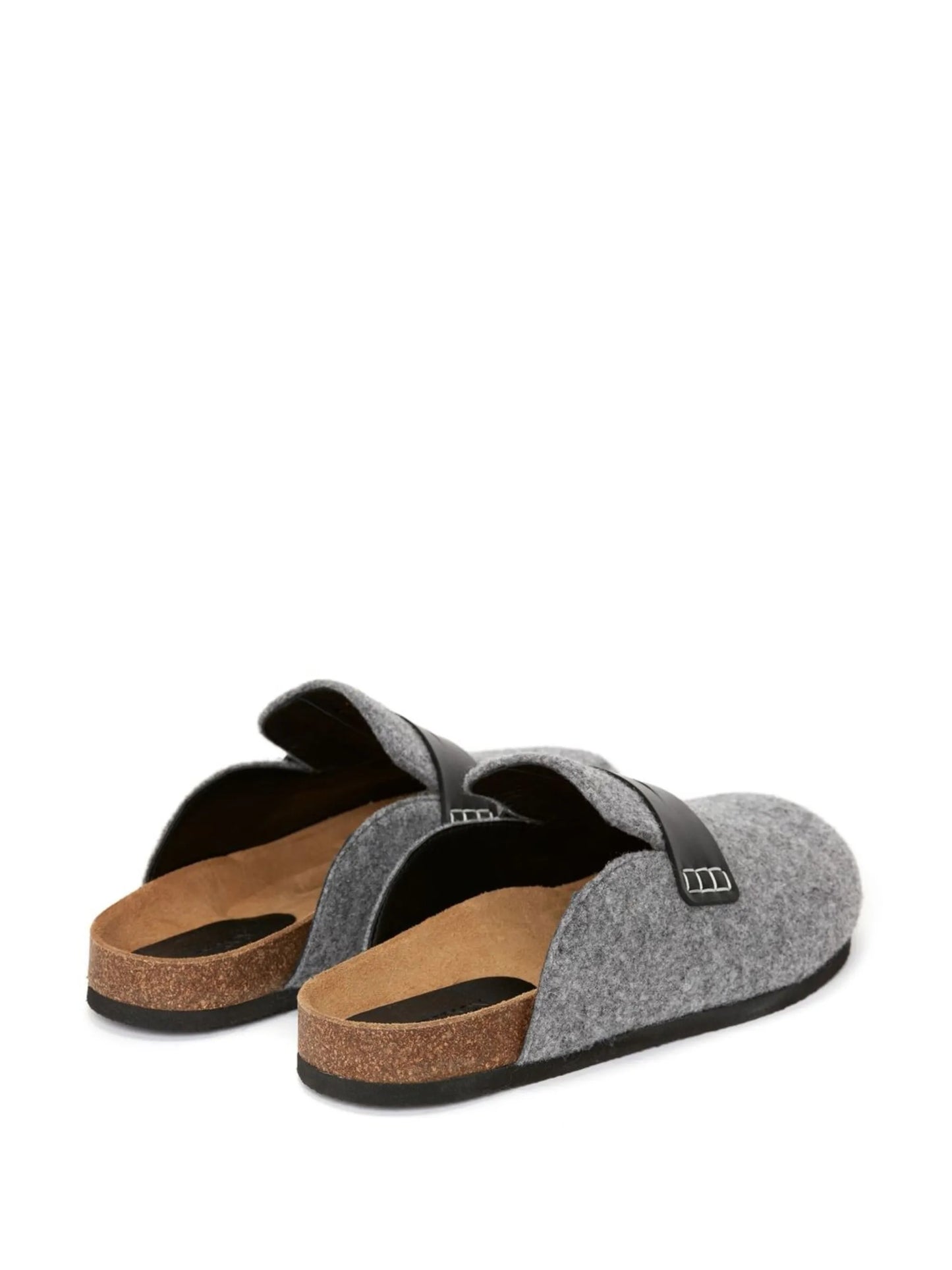 felted slip-on loafers