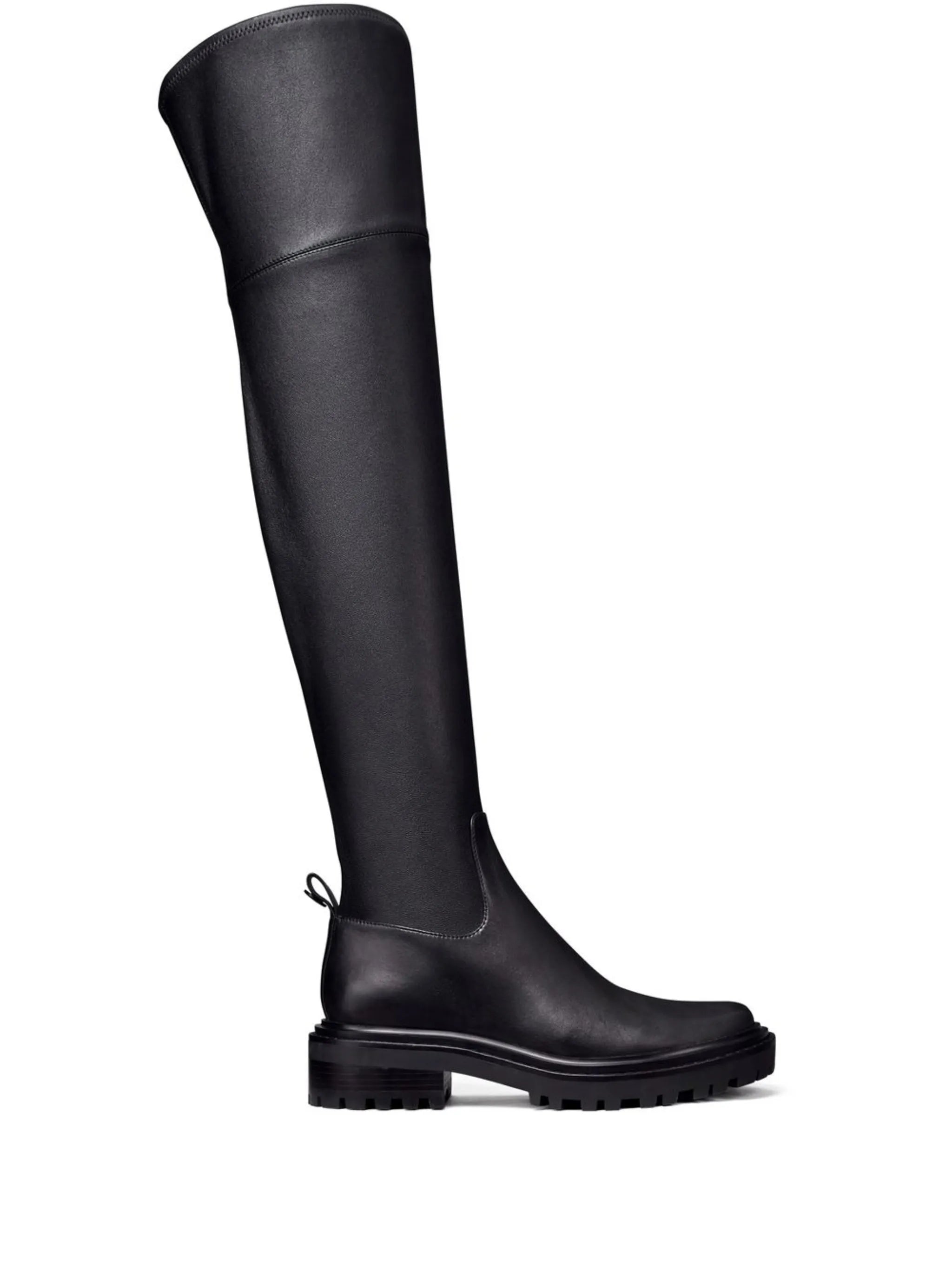 Utility Lug over-the-knee boots