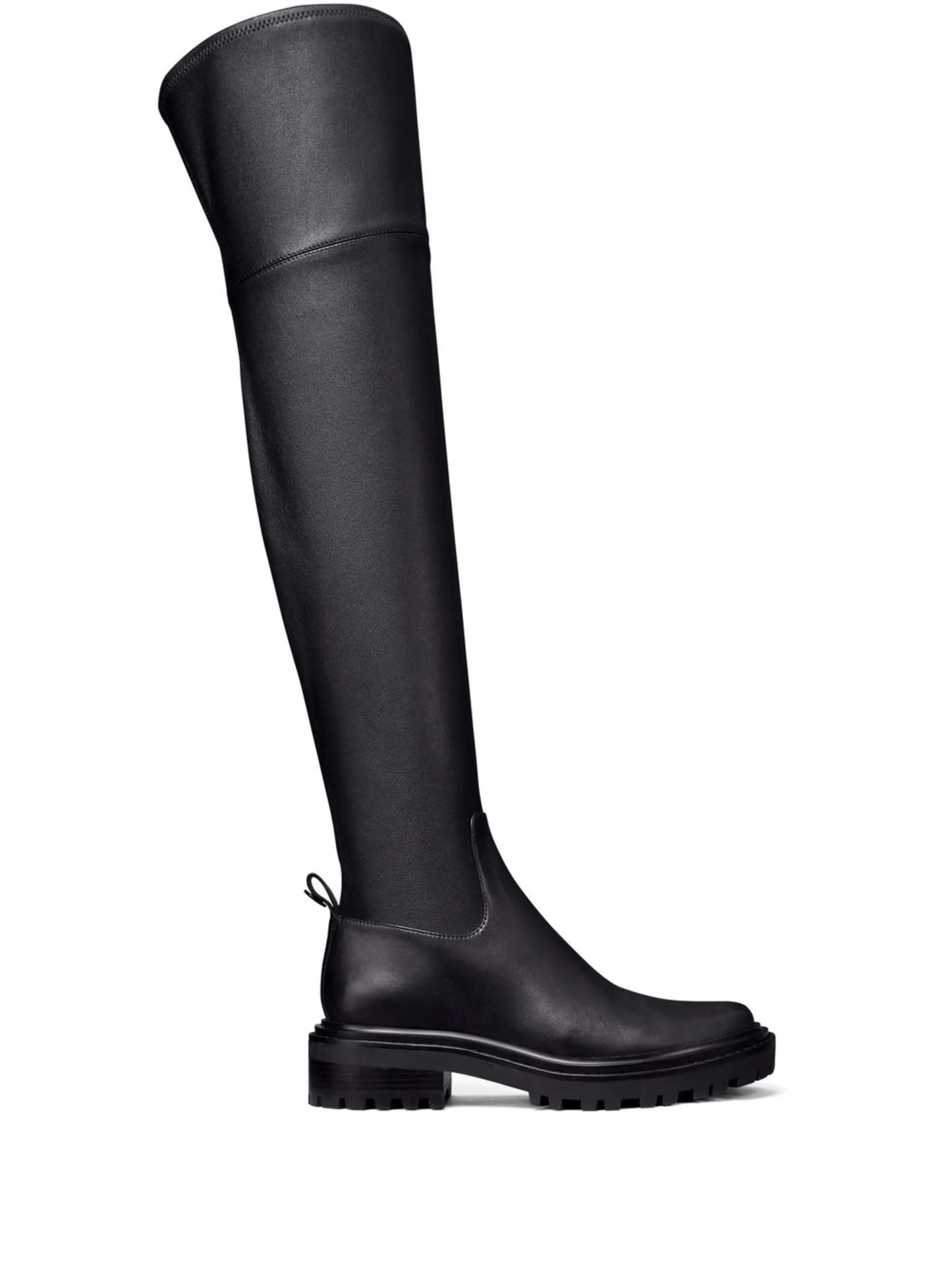 Utility Lug over-the-knee boots