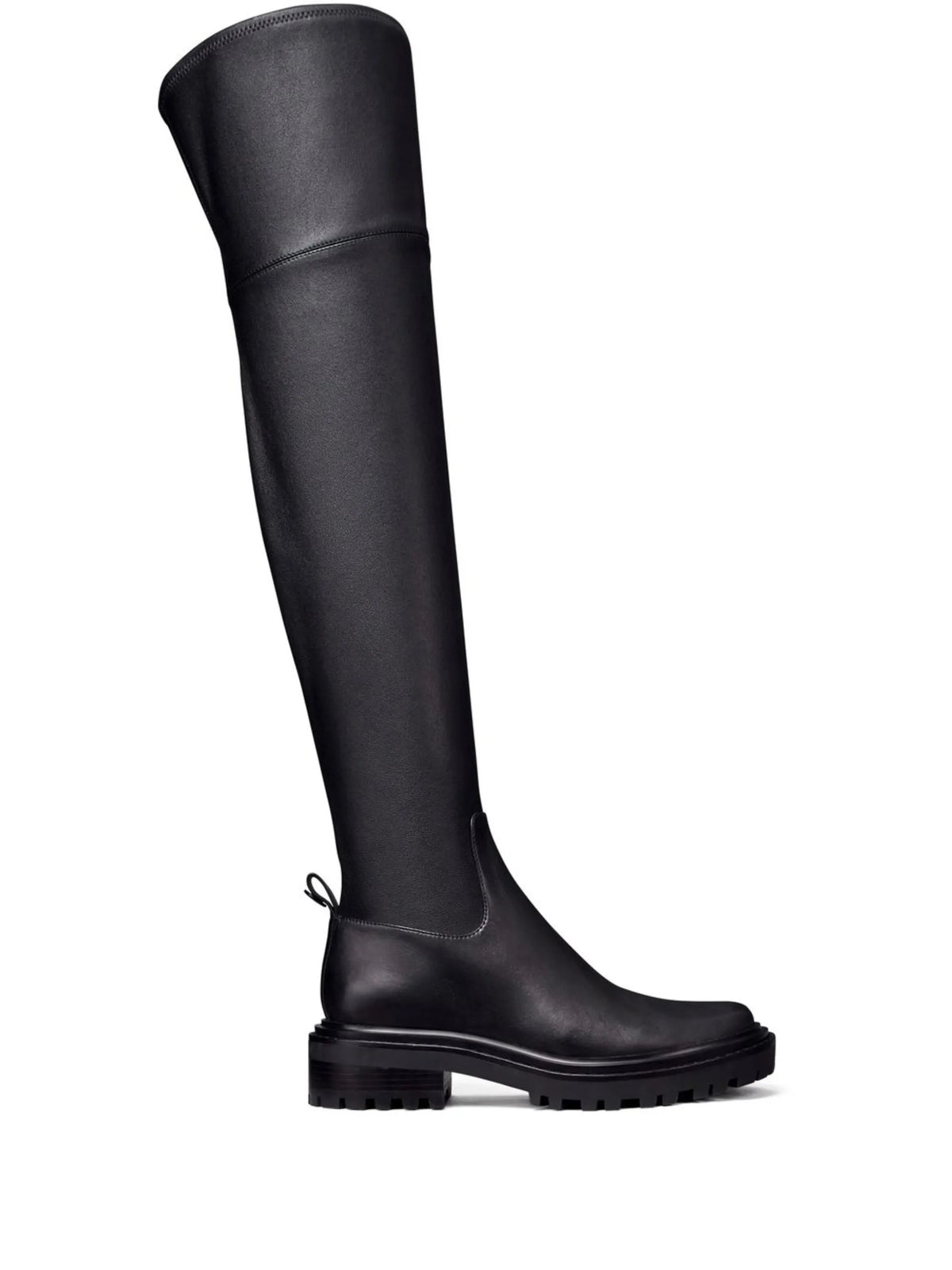 Utility Lug over-the-knee boots