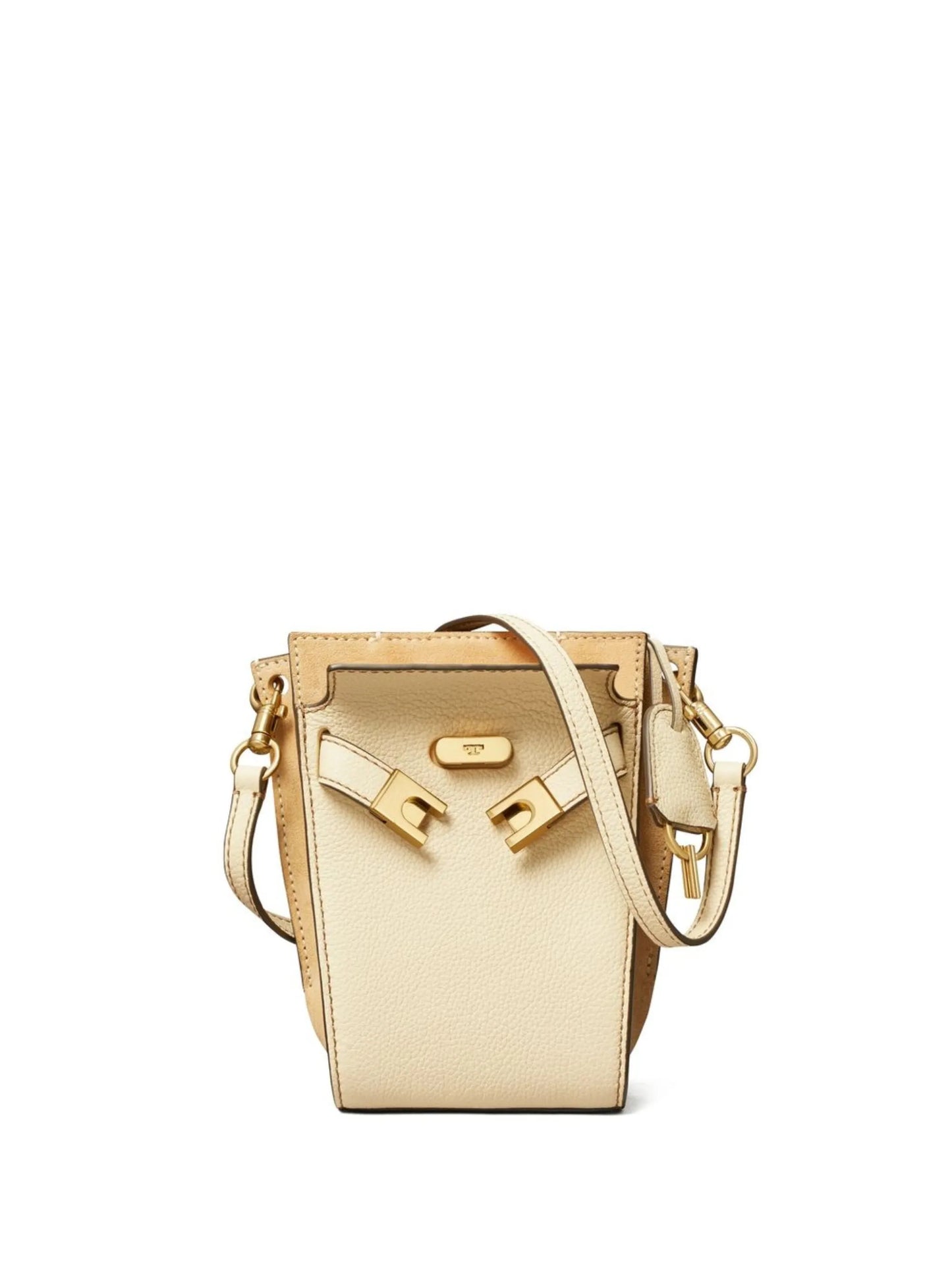 Lee Radziwill pebbled-leather bucket bag