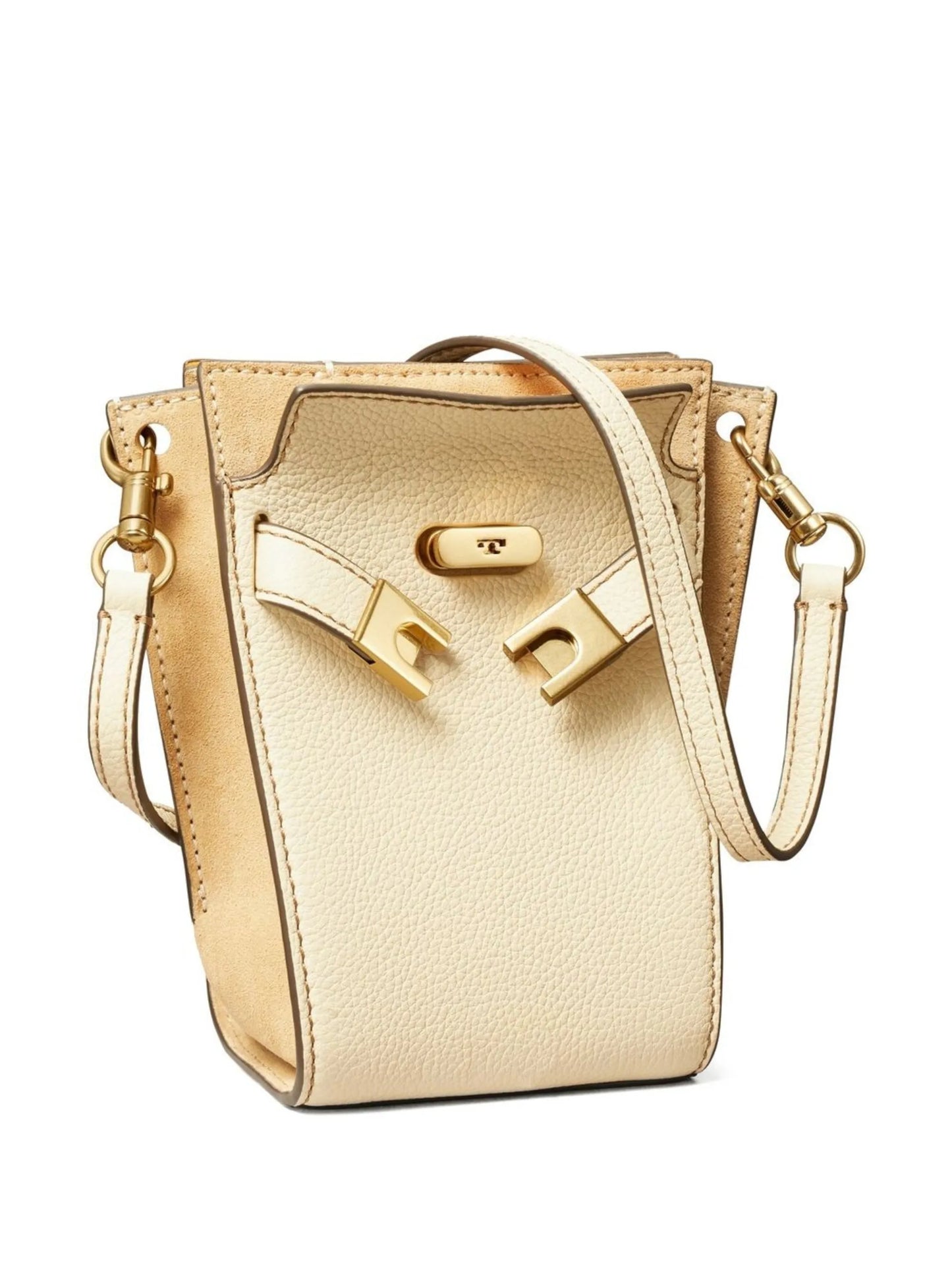 Lee Radziwill pebbled-leather bucket bag