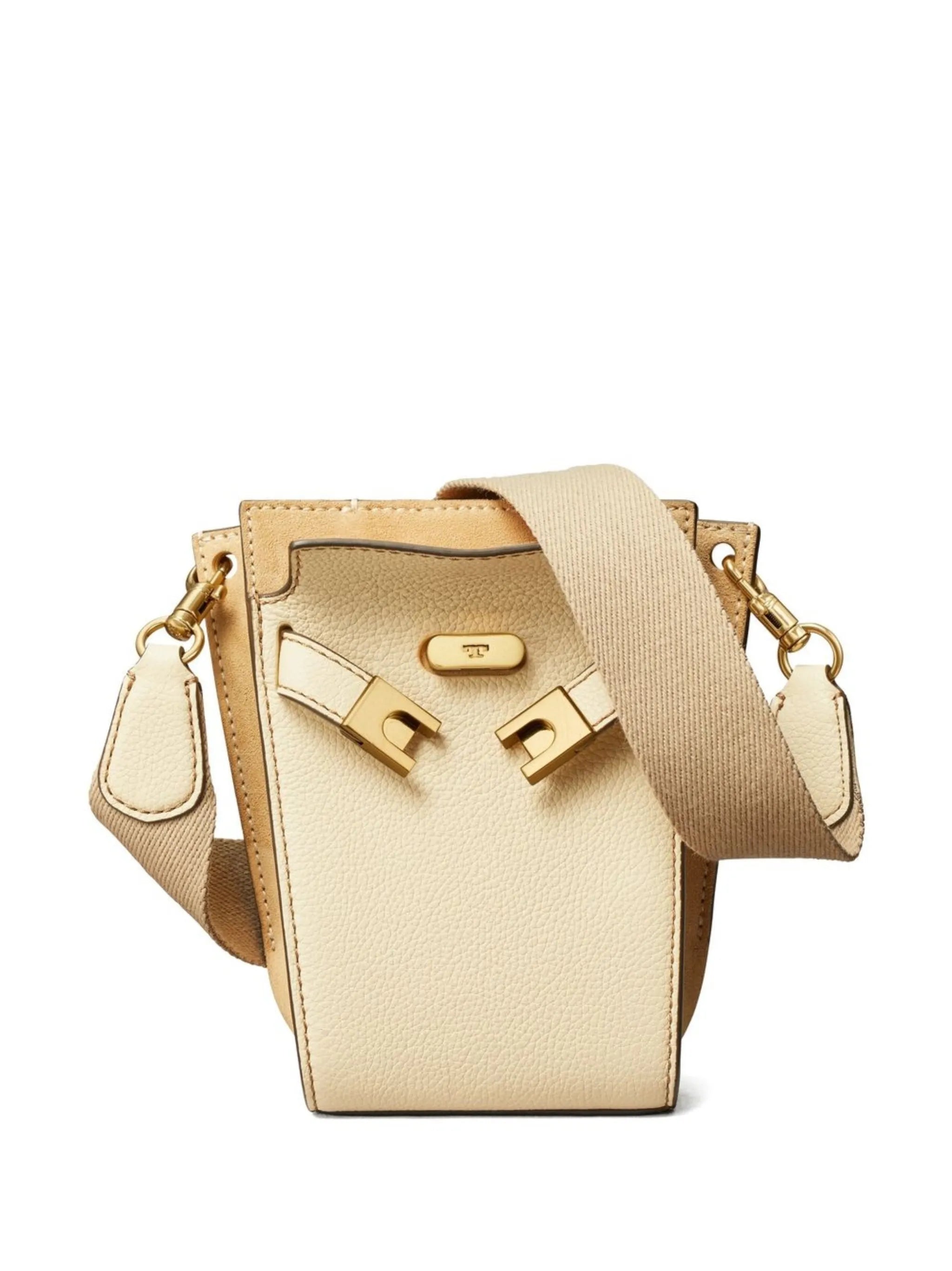 Lee Radziwill pebbled-leather bucket bag