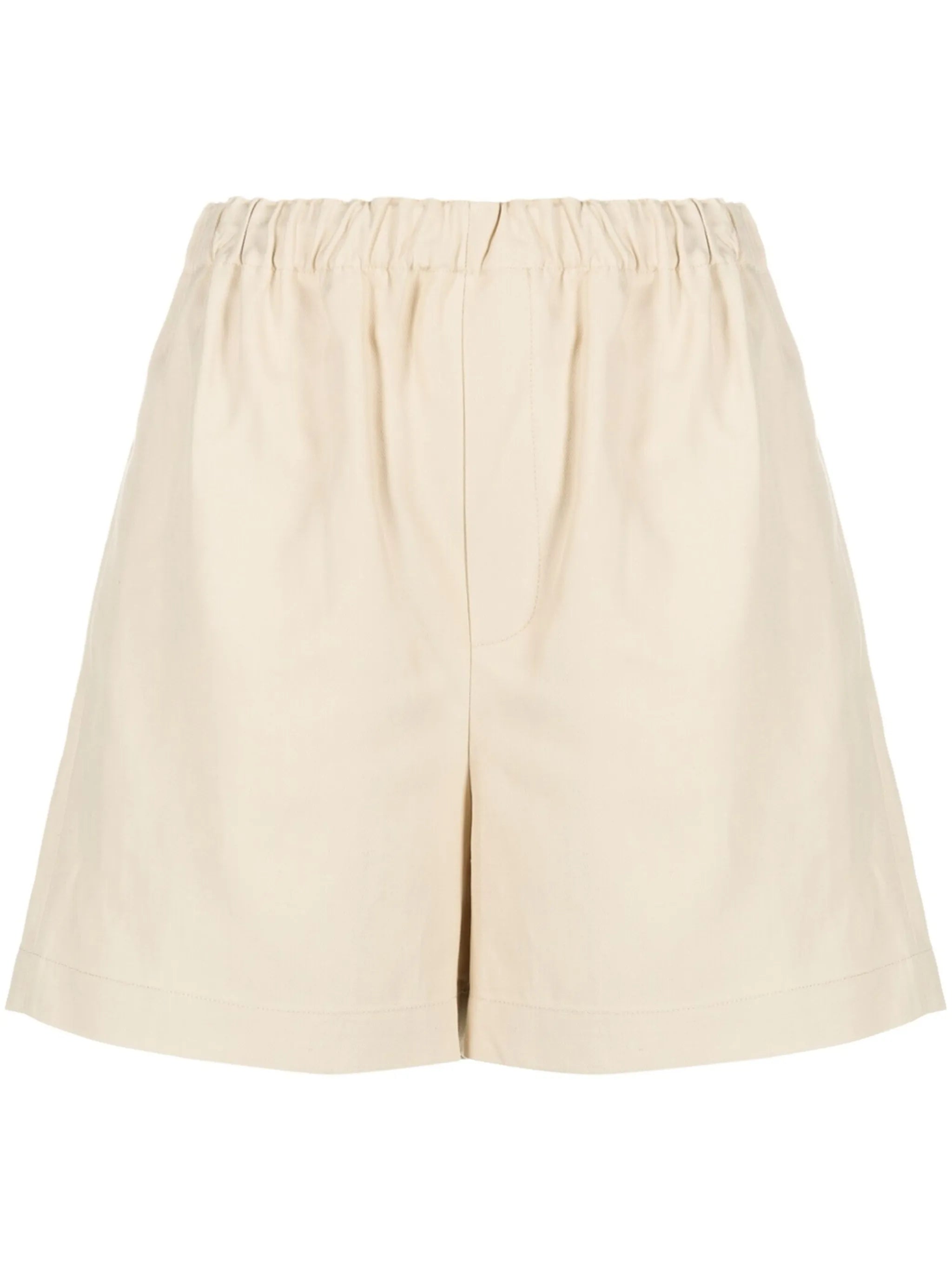 elasticated-waistband shorts