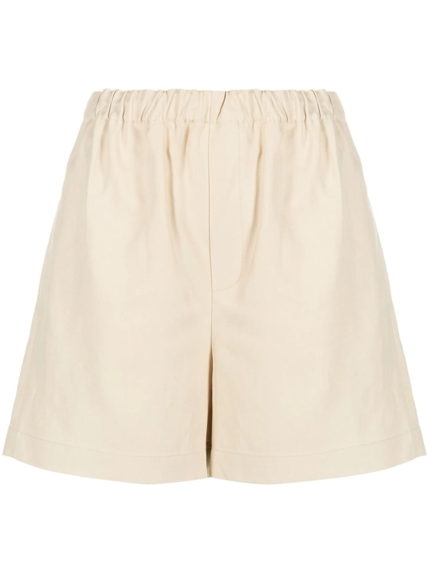 elasticated-waistband shorts