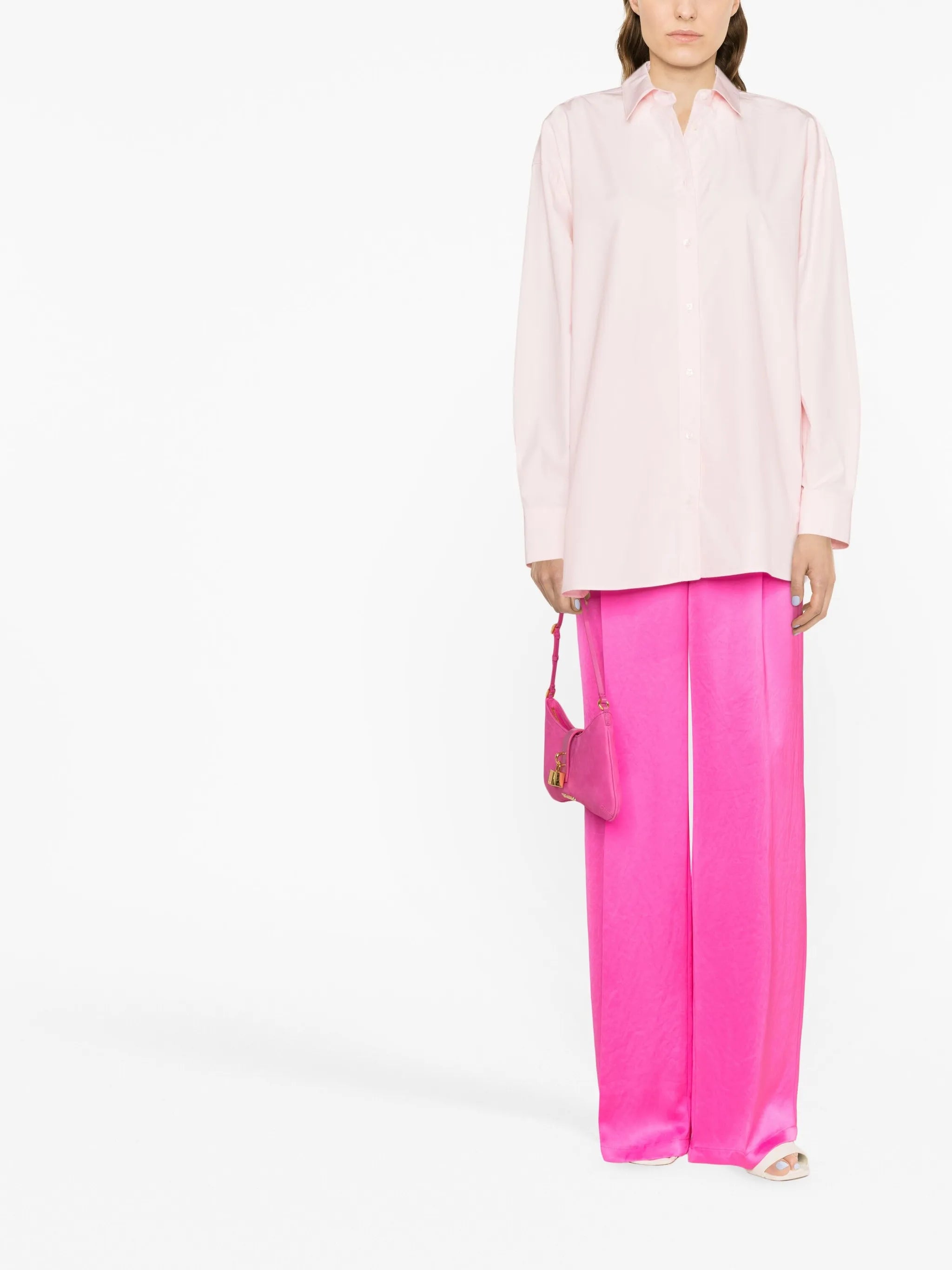 oversized button-up shirt