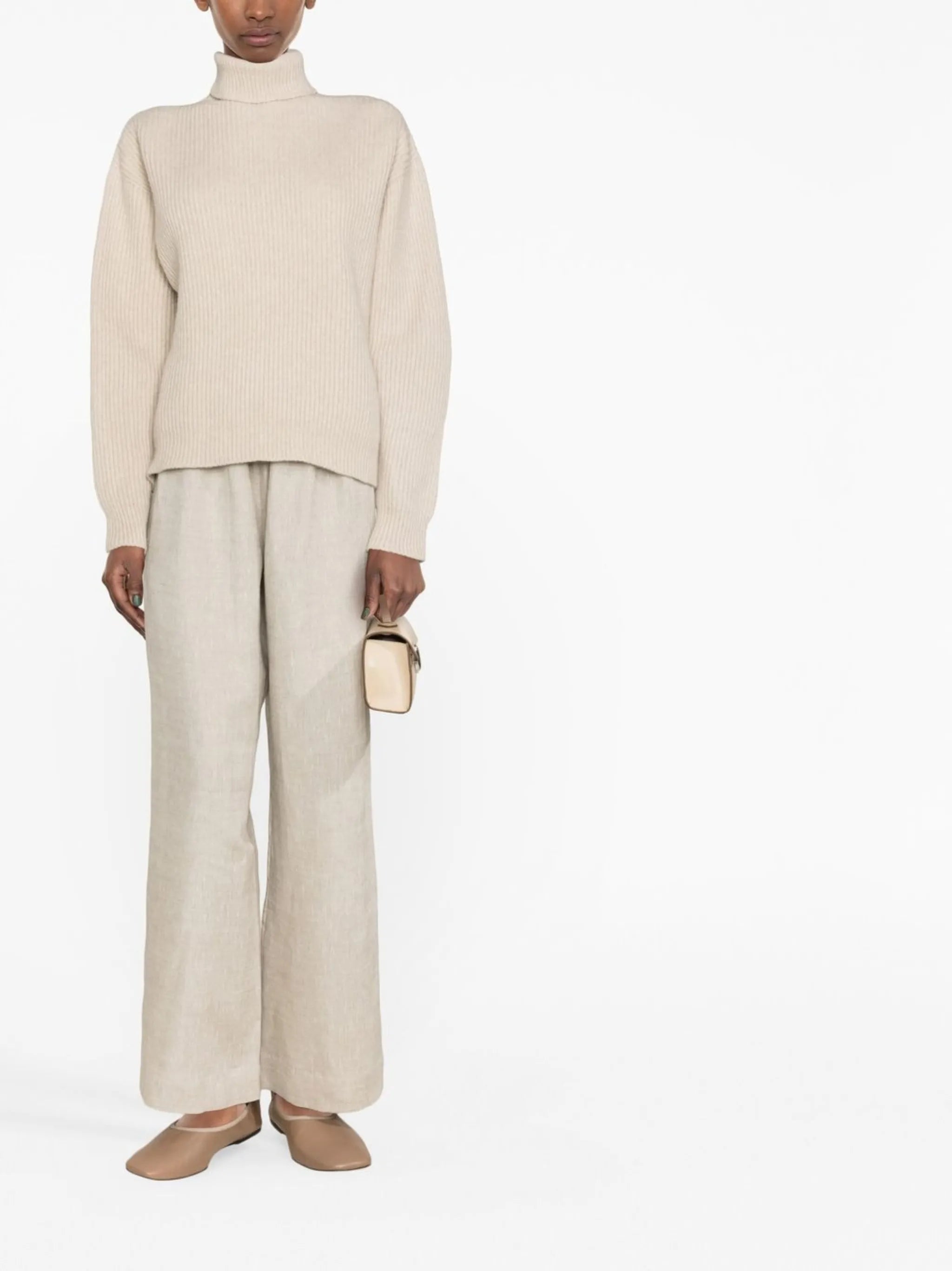 Dodd ribbed-knit roll neck jumper