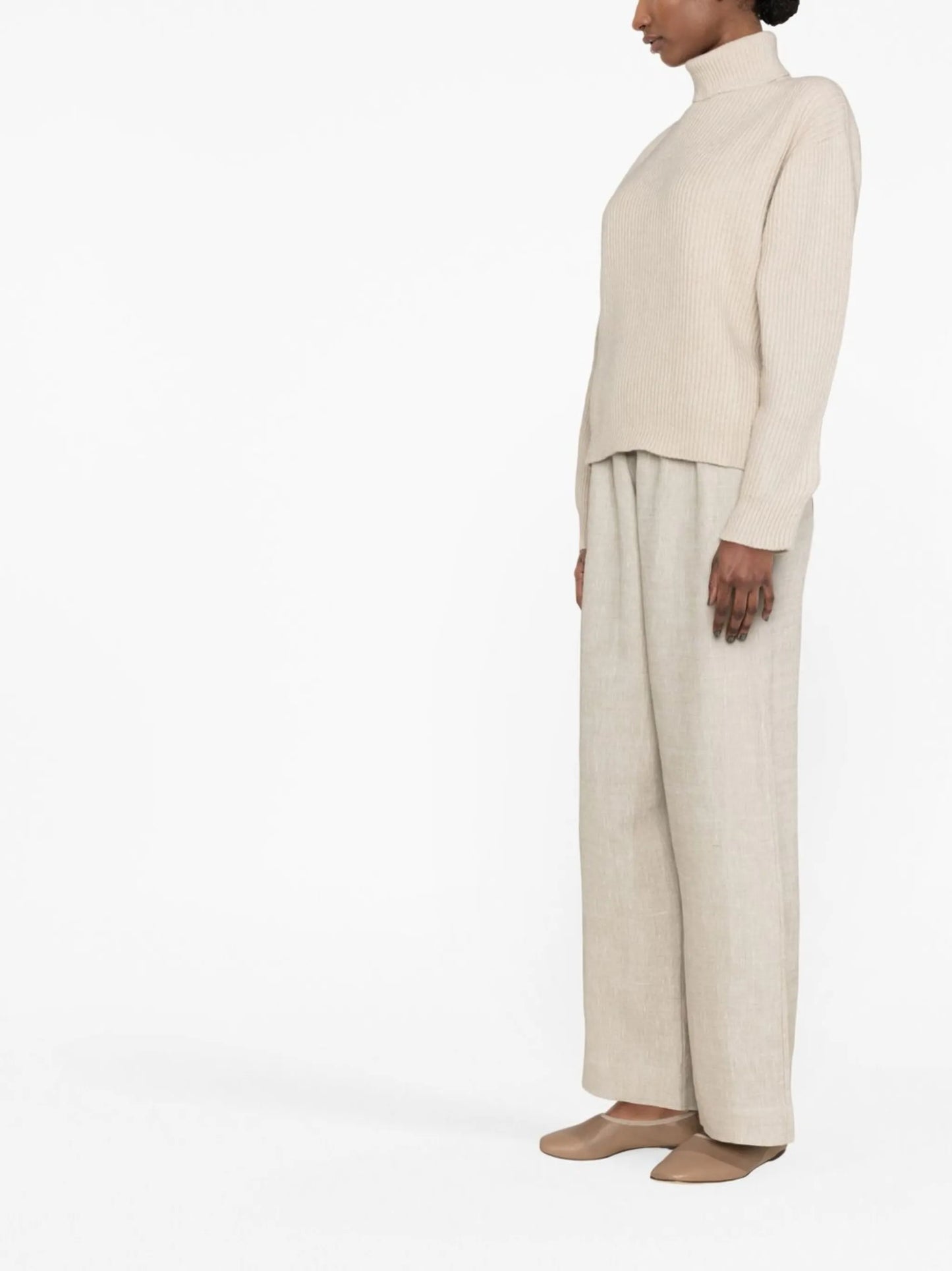 Dodd ribbed-knit roll neck jumper