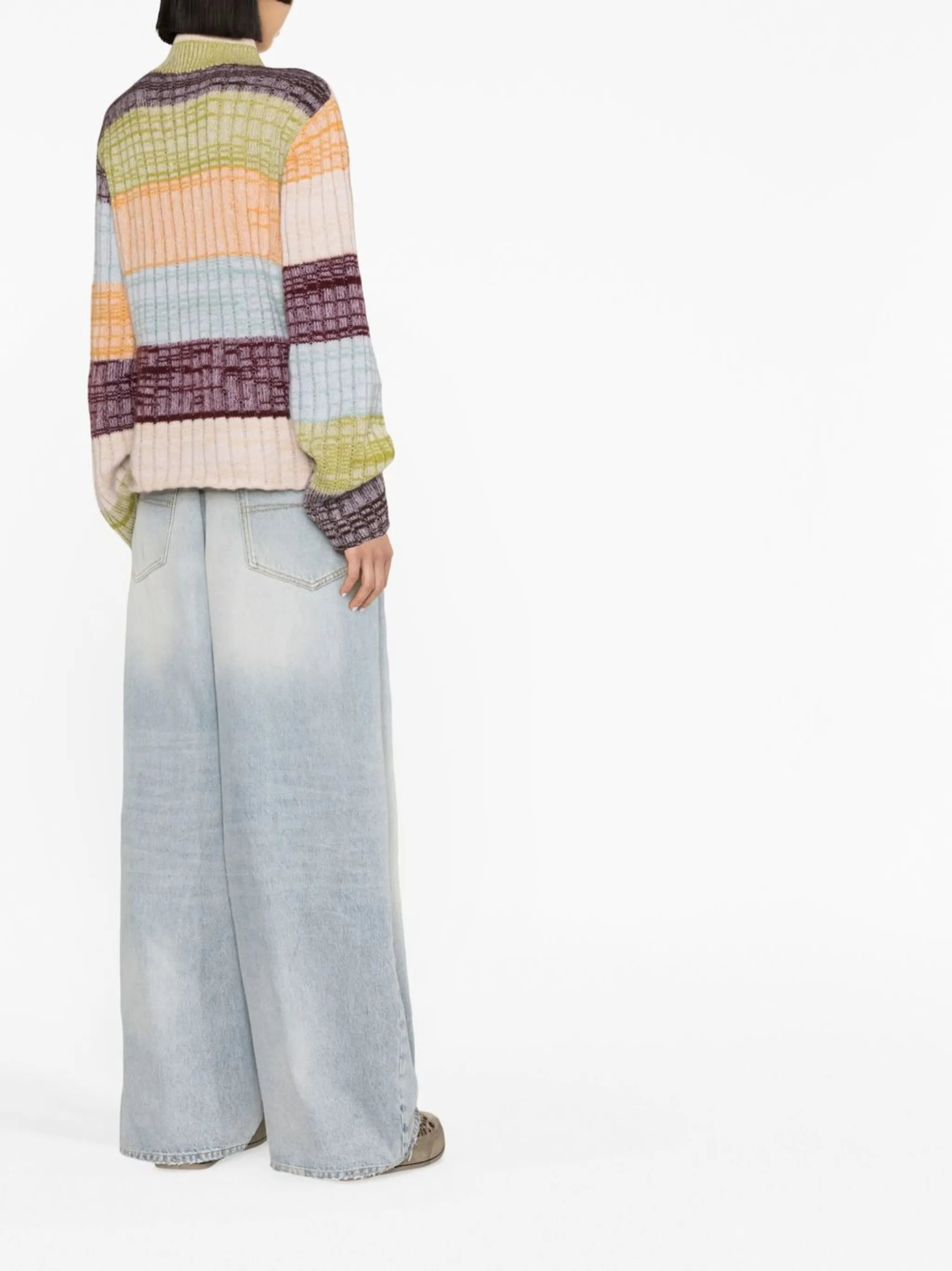 Oasis striped cashmere jumper