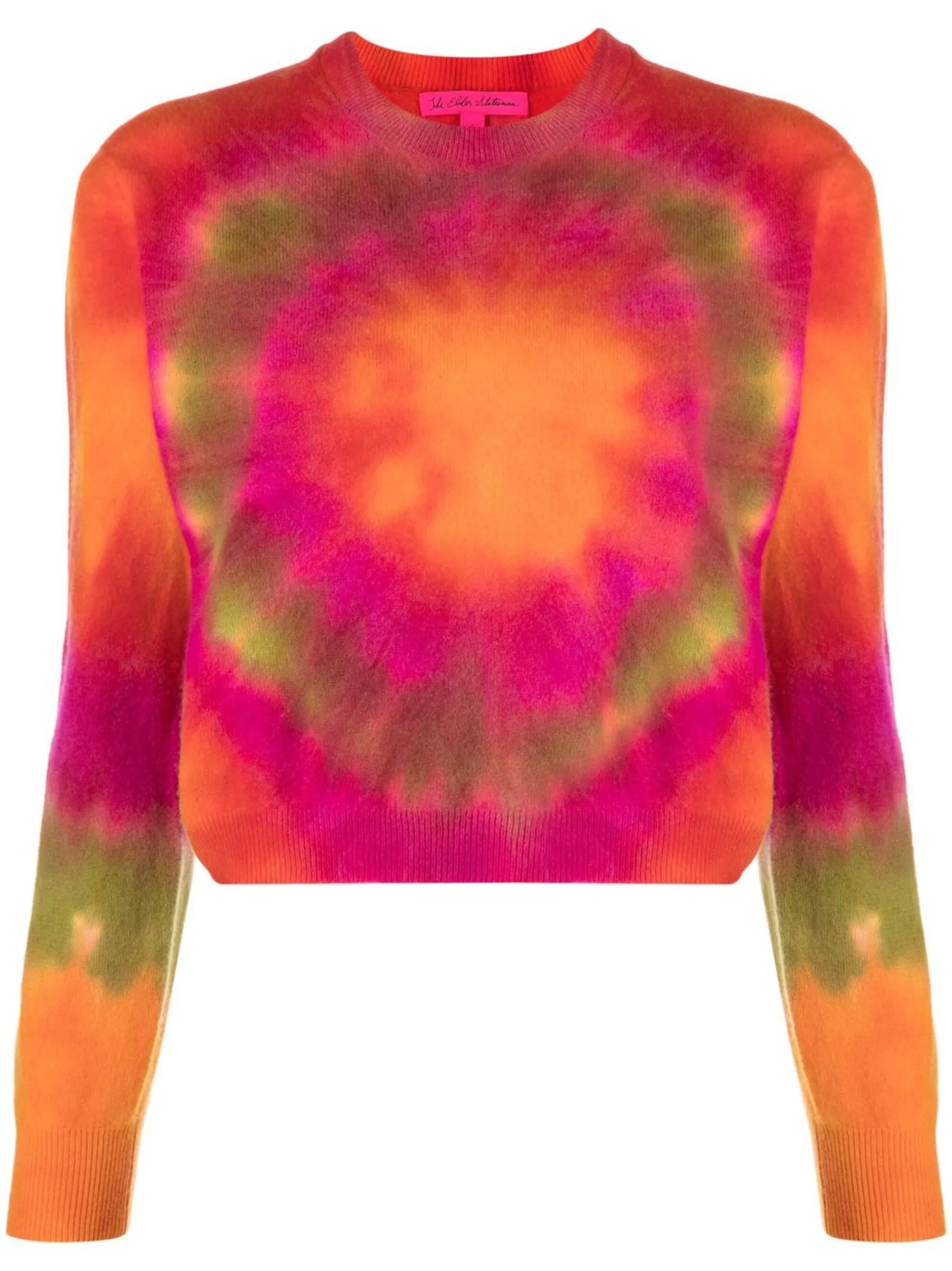 Tunnel tie-dye jumper